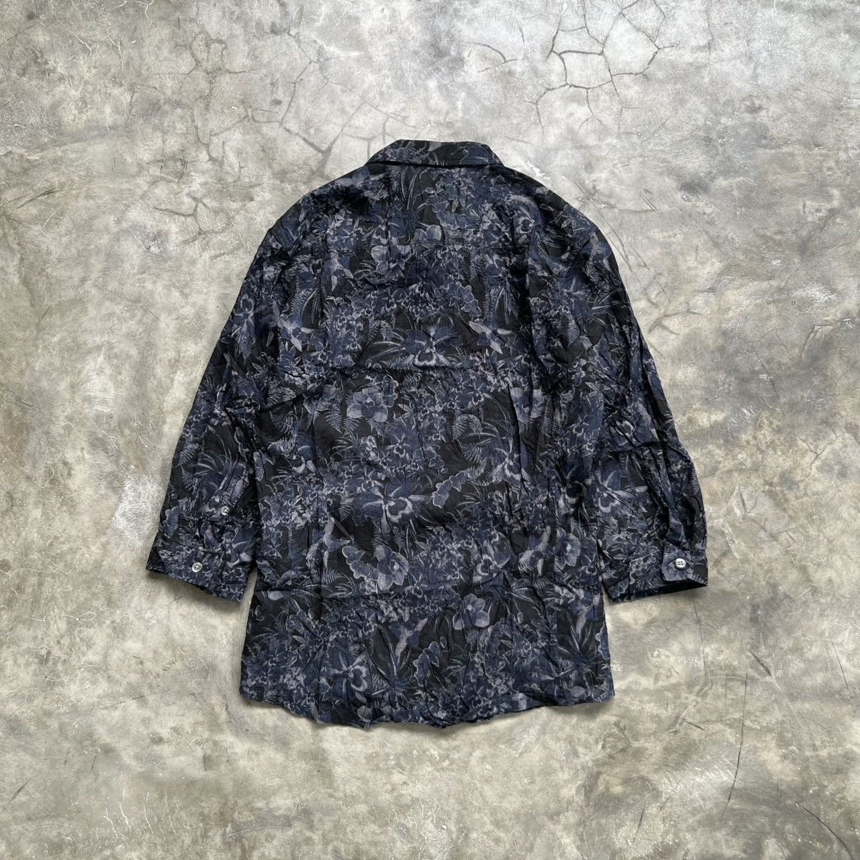 Tornado Mart Tornado Mart Floral Button up Long Sleeve Shirt Size US M / EU 48-50 / 2 - 2 Thumbnail
