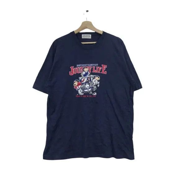 Cartoon Network × Vintage Vtg 80’ DASTARDLY MUTTLEY Hanna Barbara Cartoon Tee Shirt Size US L / EU 52-54 / 3 - 1 Thumbnail