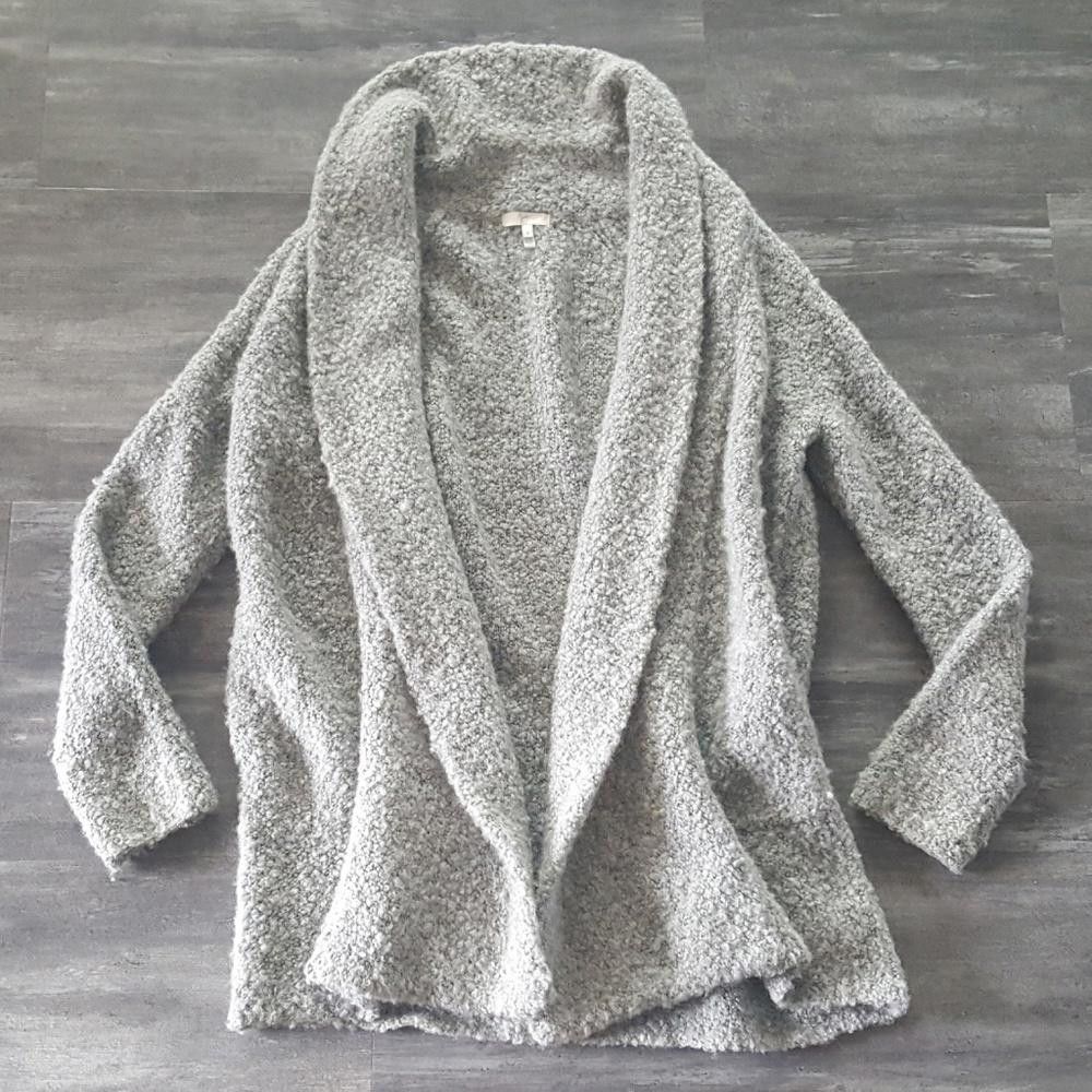 Kim Jones Grey Textured Joie Cardigan Sweater Long Sleeve Size S / US 4 / IT 40 - 1 Thumbnail