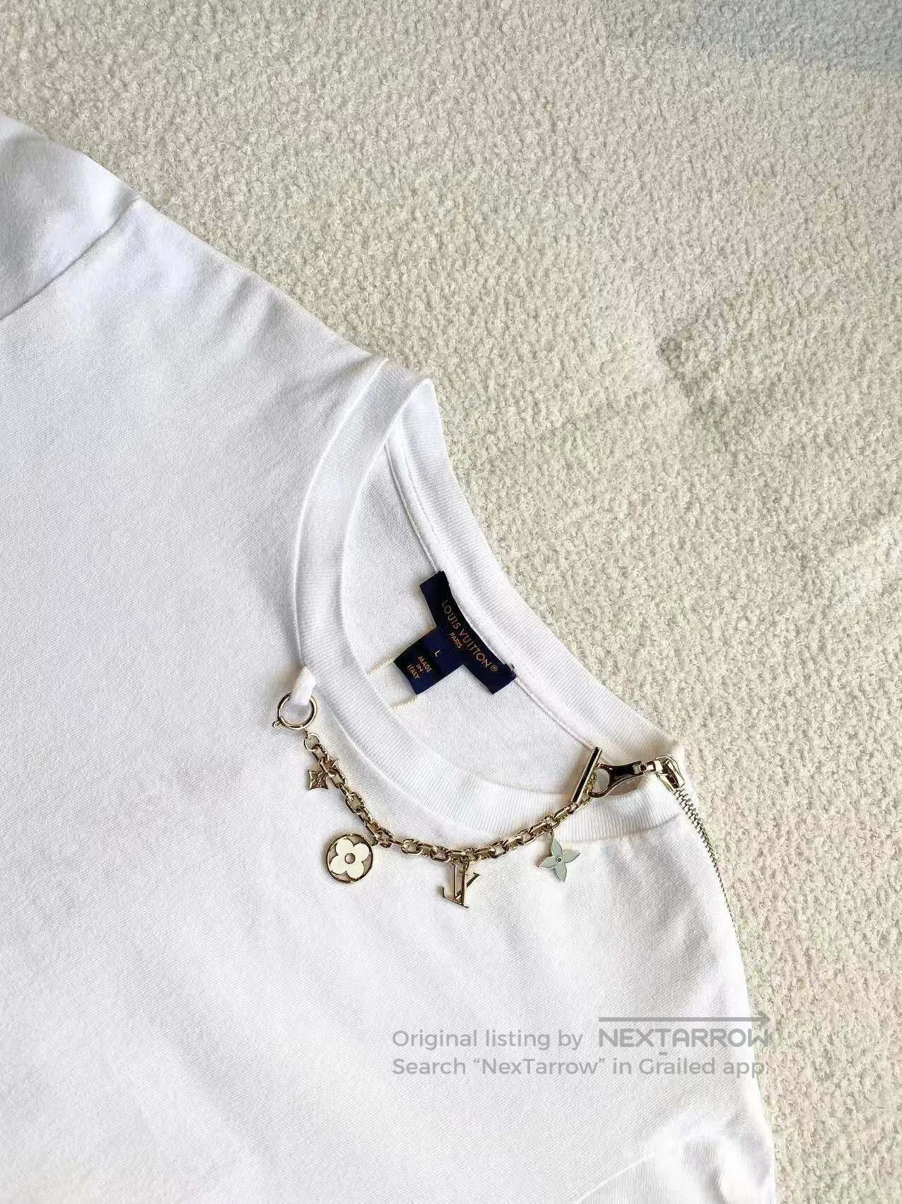 Louis Vuitton Louis Vuitton Presbyon chain short sleeves| Size L / US 10 / IT 46 - 4 Thumbnail