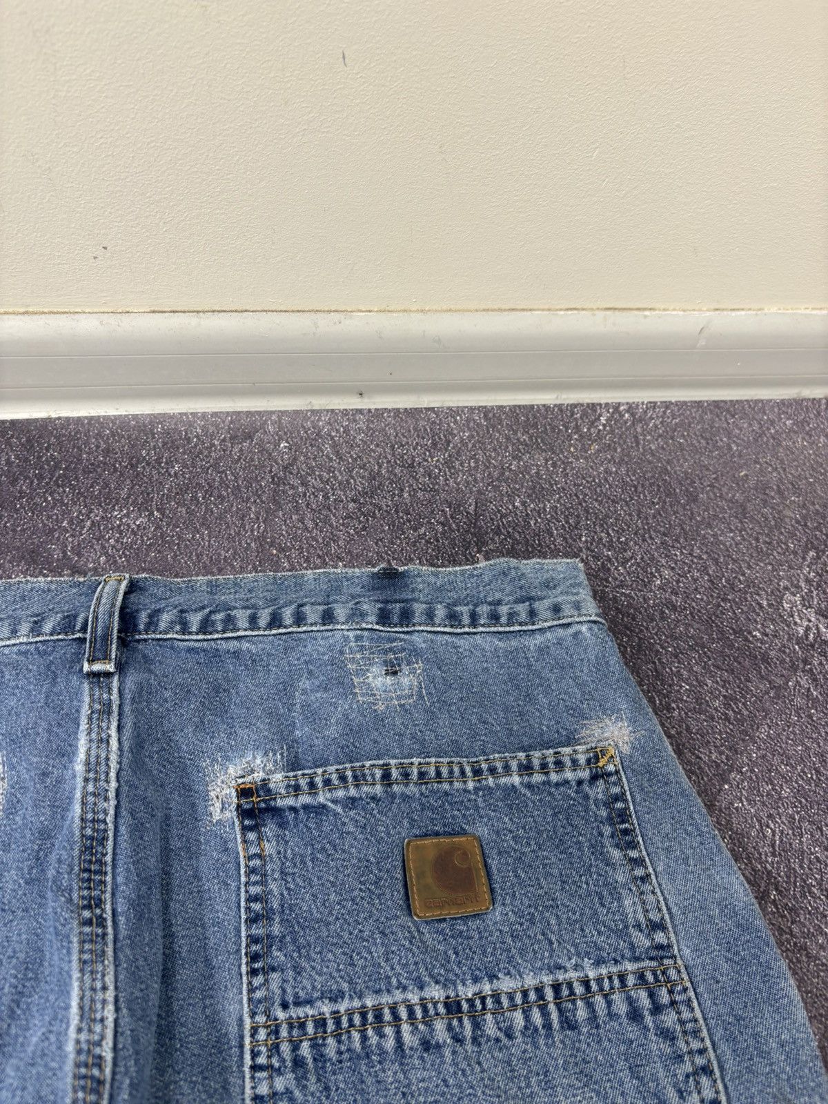 Carhartt Vintage Carhartt Dungaree Fit Y2K Workwear Denim Baggy Jeans Size US 36 / EU 52 - 8 Thumbnail