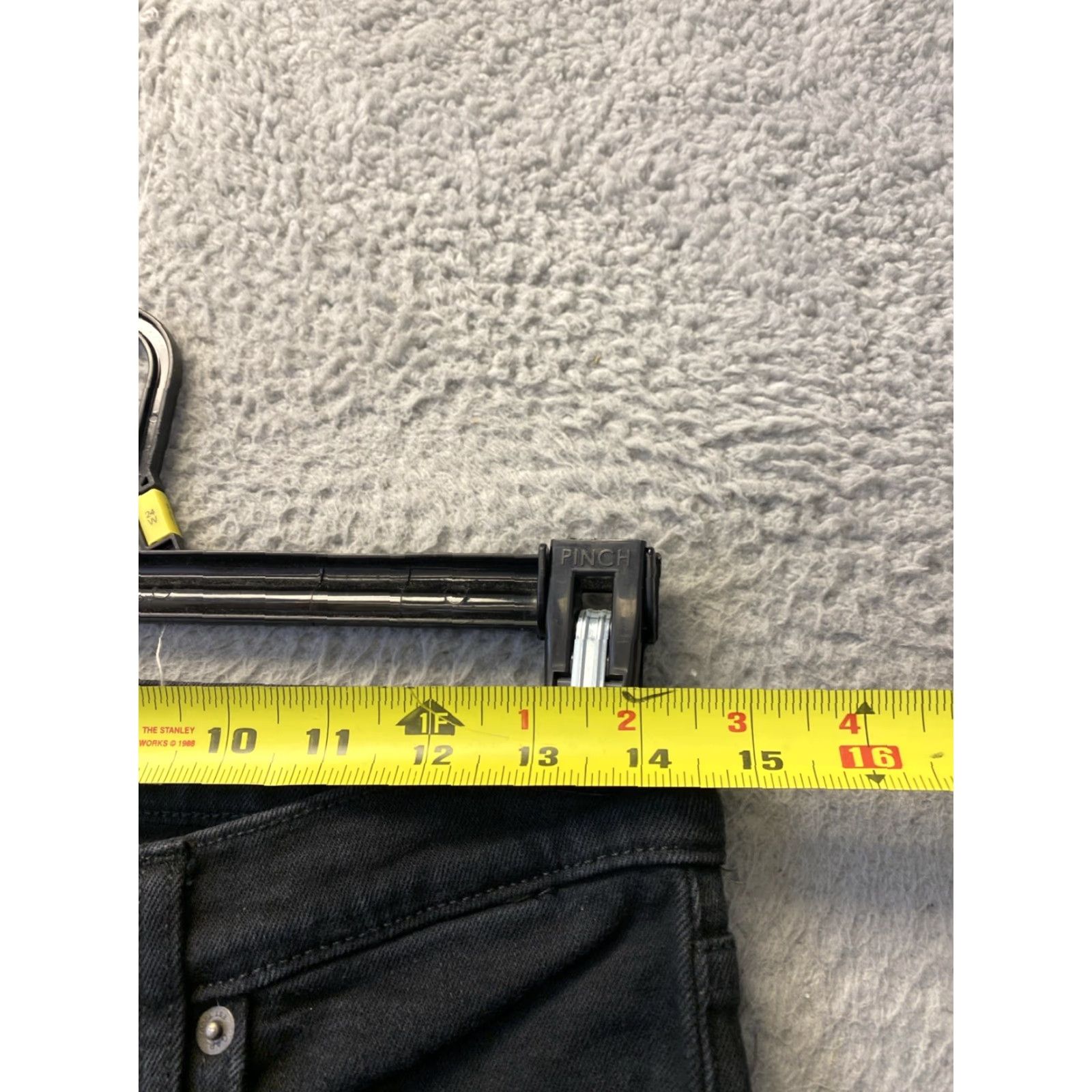 Gap GAP Jeans Pants Womens 28x26 Black Low Rise Y2K 5-Pocket Regular Fit Belt Loops Cotton Jeans - 2010s Chic Moto Womens/Girls? Size 28" / US 6 / IT 42 - 4 Thumbnail