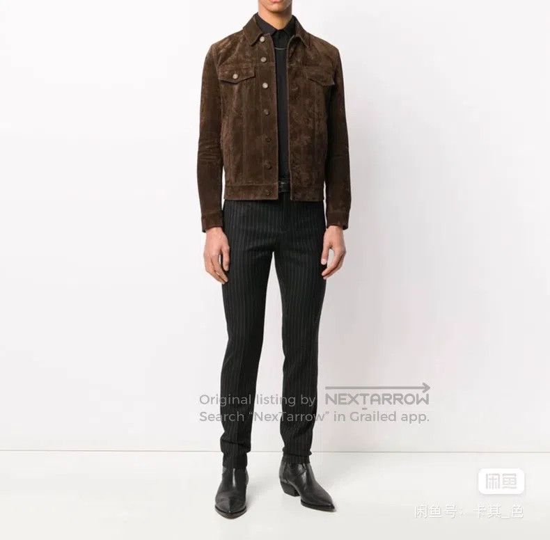 Saint Laurent Paris Saint Laurent Paris Wool Slim Fit Trousers Size US 32 / EU 48 - 3 Thumbnail