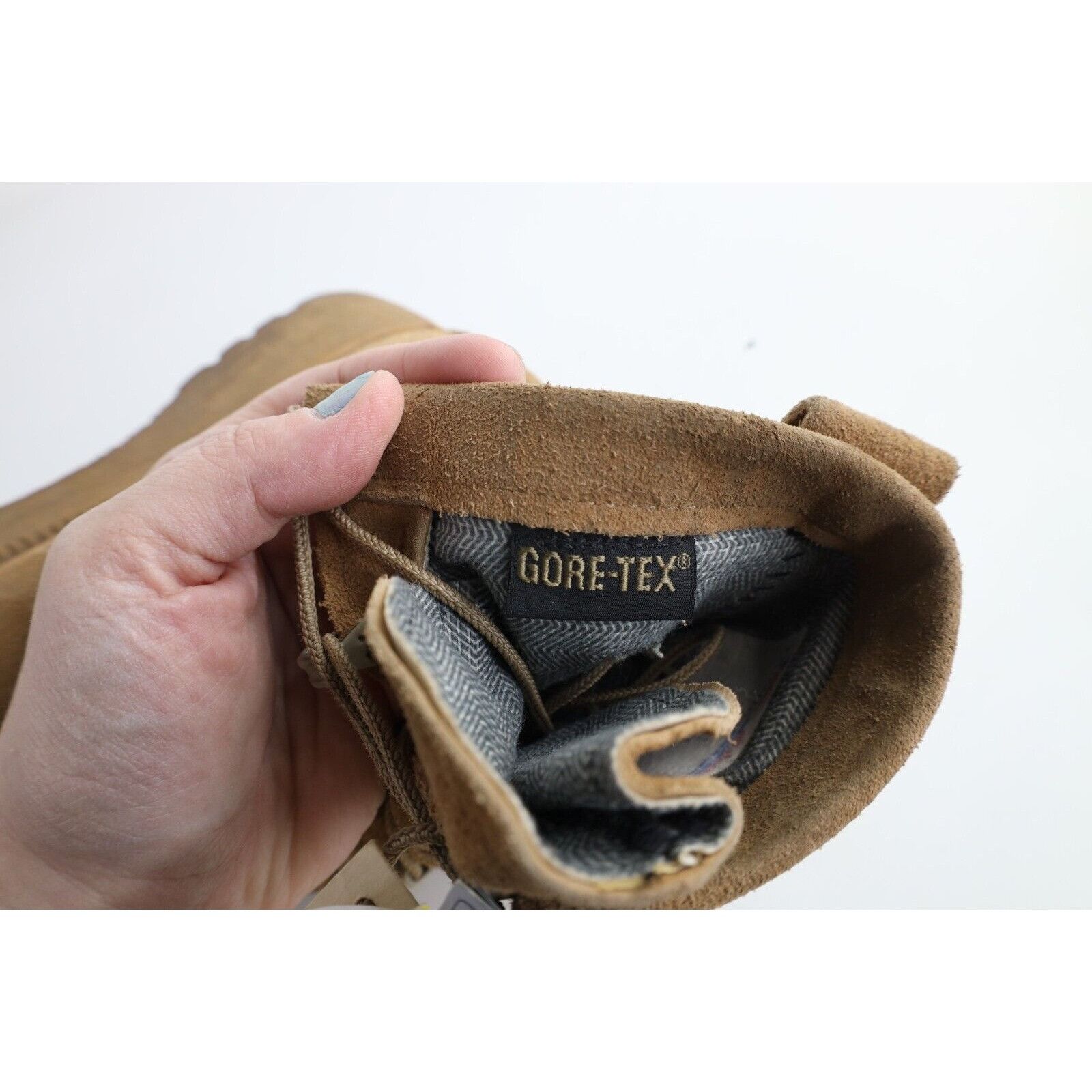 Vintage Deadstock Vintage Military Suede Leather Gortex Combat Boots Size US 7 / EU 40 - 12 Thumbnail