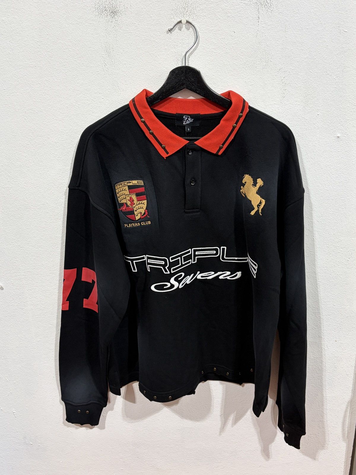 TRIPLE SEVENS Triple Sevens Sponsor Polo Black Size US S / EU 44-46 / 1 - 1 Thumbnail