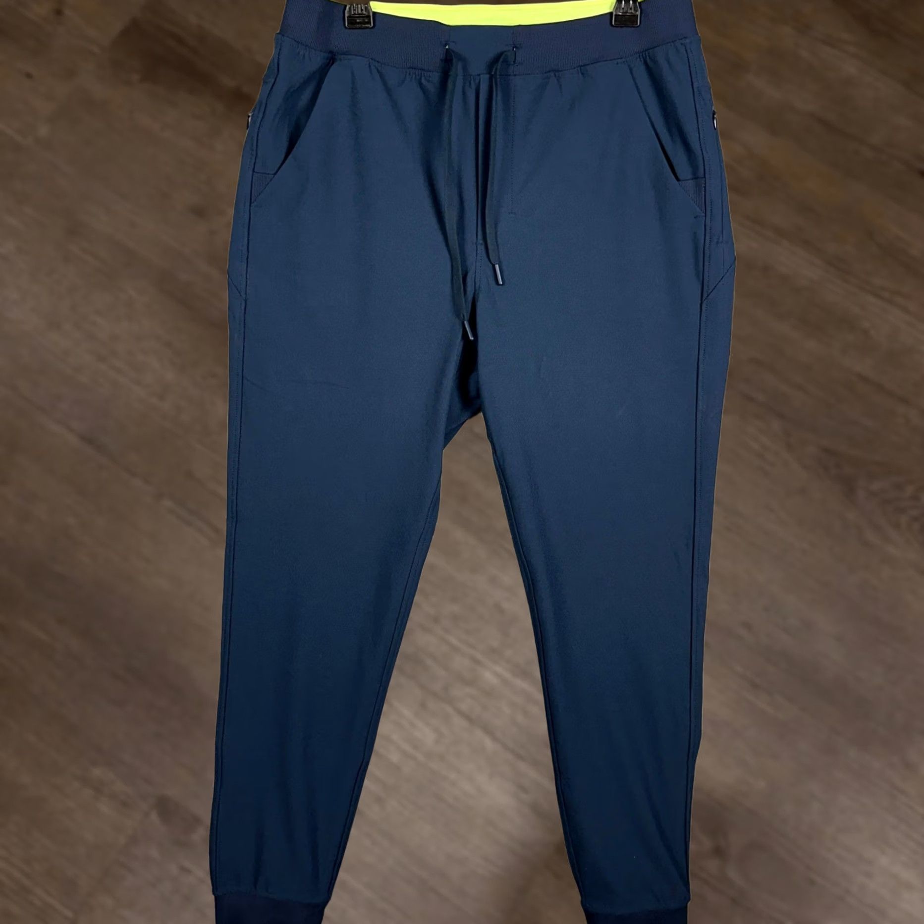 Vintage Birddogs Boom Joggers Pants Men XL Navy Blue Lined Pockets Drawstring Tapered Athletic Gym & Training Size US 36 / EU 52 - 1 Thumbnail