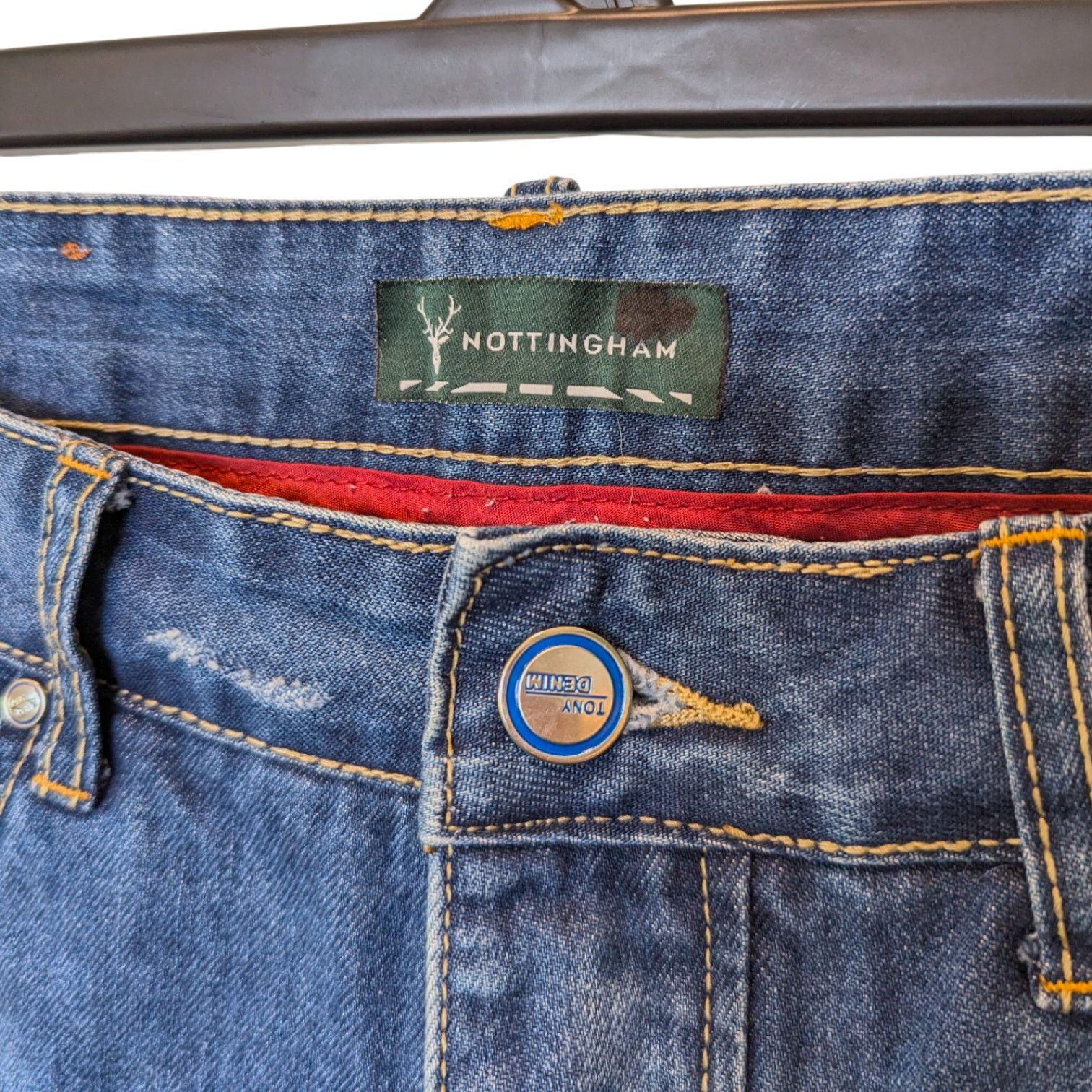 Other Tony Moro Nottingham Distressed Jean Shorts Size 32 Size 32" / US 10 / IT 46 - 4 Thumbnail