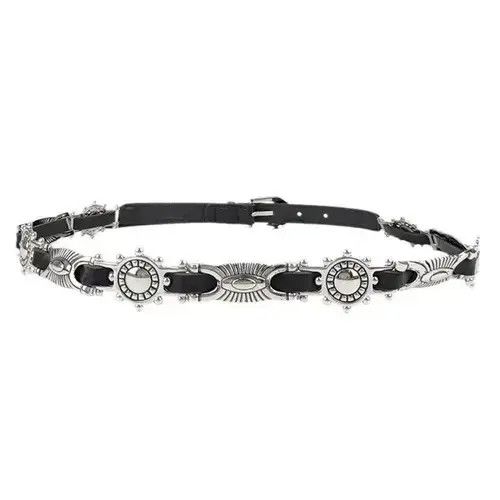 Japanese Brand × Vintage Outdoor punk rock multi pendant pu leather belt Size ONE SIZE - 4 Thumbnail