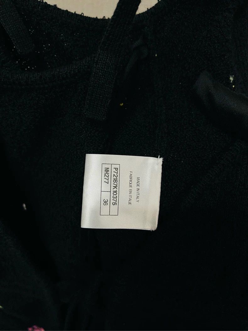 Chanel Chanel Black towel cotton logo suspender skirt 2504-Nextarr Size XS / US 0-2 / IT 36-38 - 4 Thumbnail