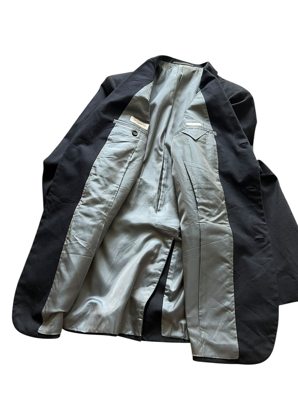 Jil Sander Jill Sander Navy Blazer Jacket Size 52L - 9 Thumbnail
