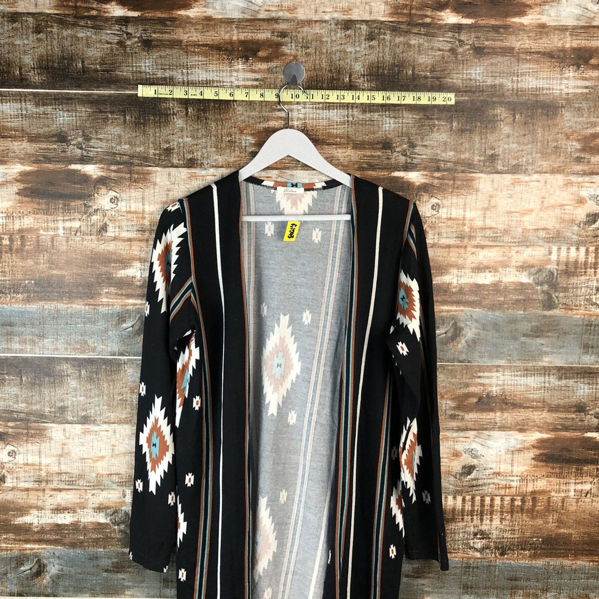 Japanese Brand Bliatanmu navajo Black Cardigan Knitwear #A1593 Size US M / EU 48-50 / 2 - 3 Thumbnail