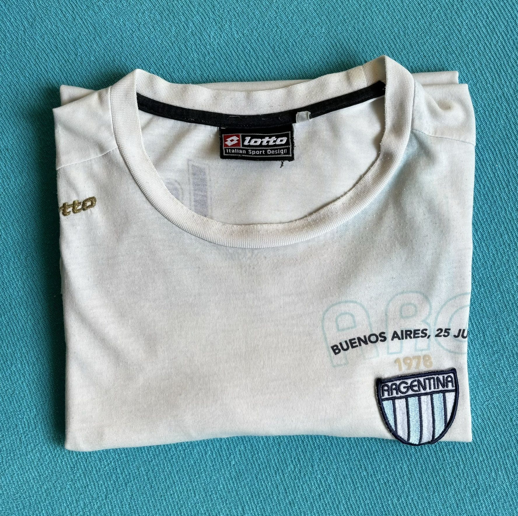 Lotto Sport Argentina 1978 Lotto Jersey Size. M Size US M / EU 48-50 / 2 - 18 Thumbnail