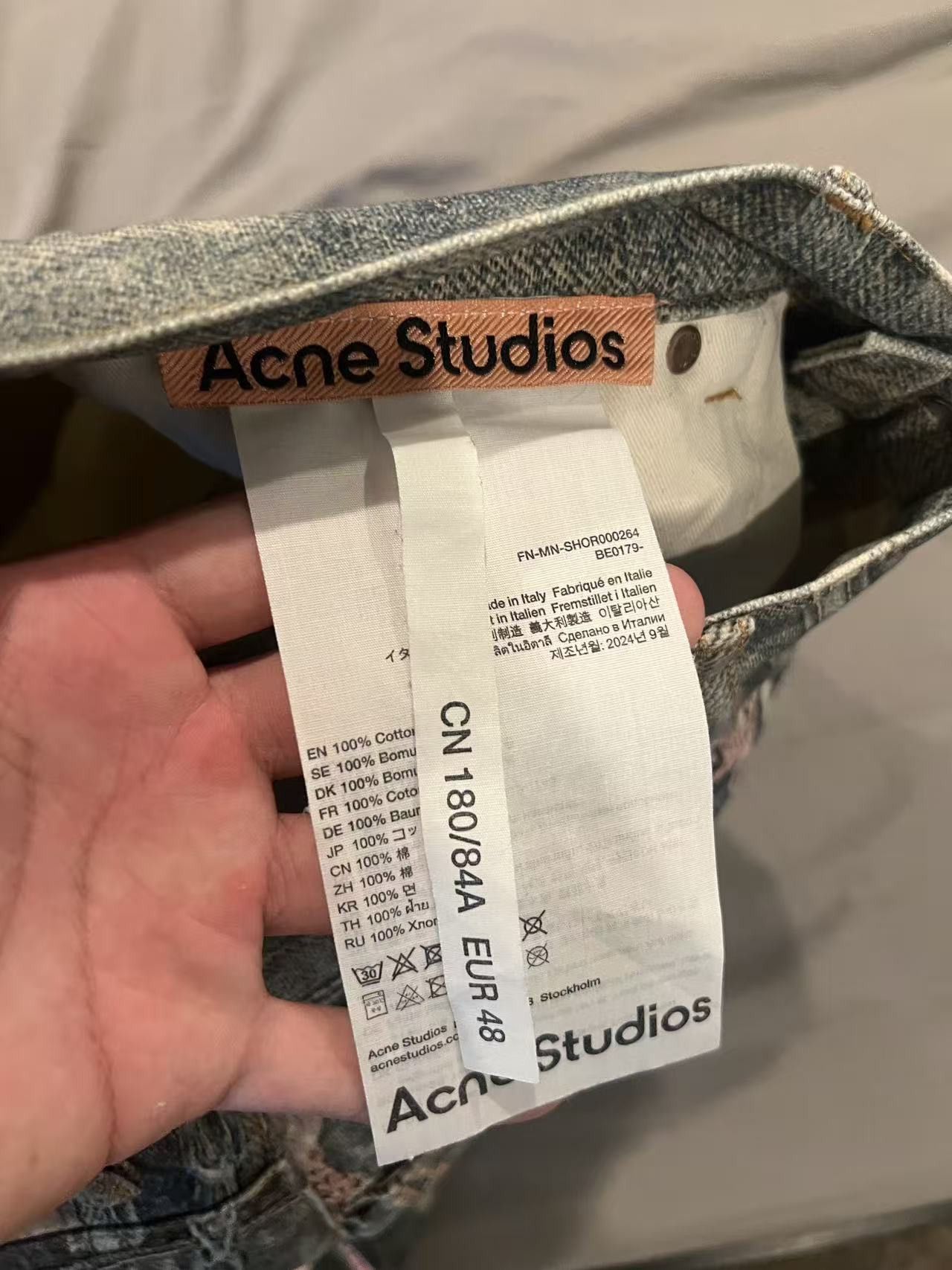 Acne Studios Acne Studios SS25 Trompe L’oeil Loose Shorts Size US 32 / EU 48 - 3 Thumbnail