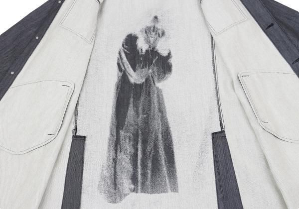 Undercover SS20 Cindy Sherman Denim Coat Size US XL / EU 56 / 4 - 17 Thumbnail
