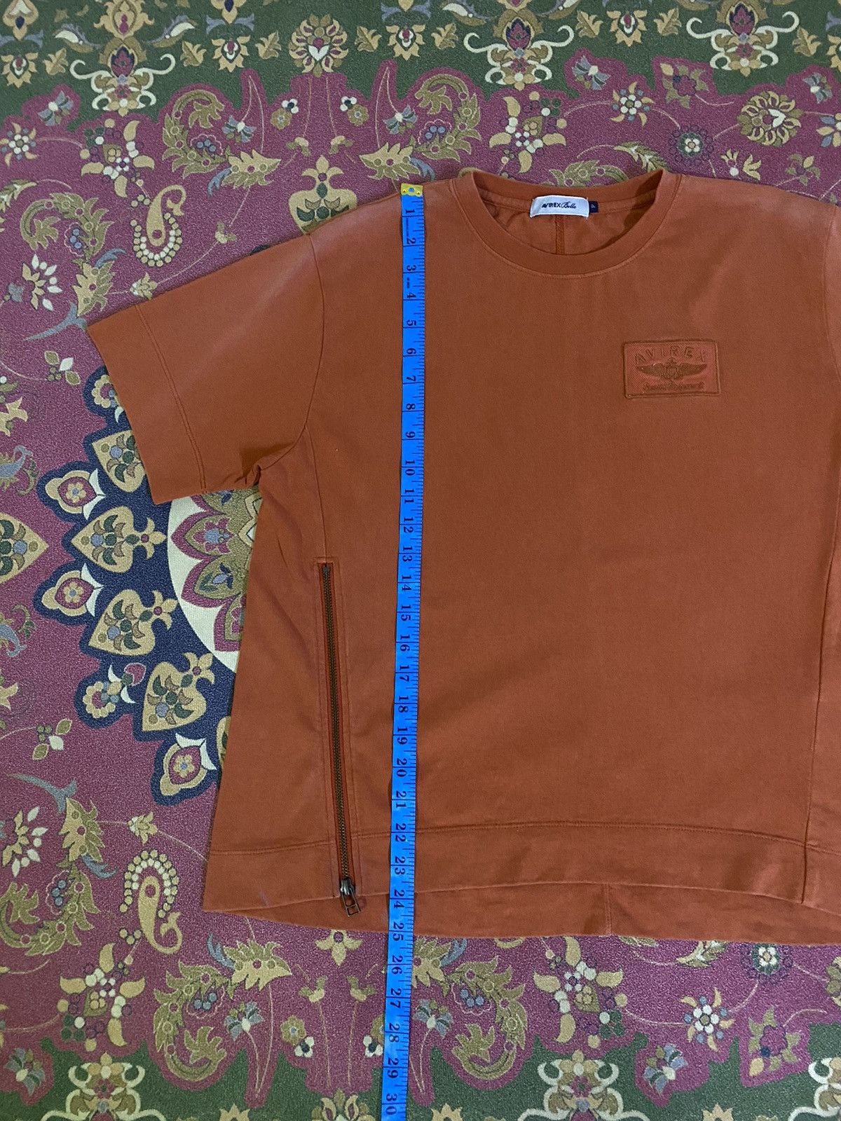 Avirex × Japanese Brand × Vintage Vintage AVIREX Belle Zipper Design Style T-Shirt Size US L / EU 52-54 / 3 - 13 Thumbnail