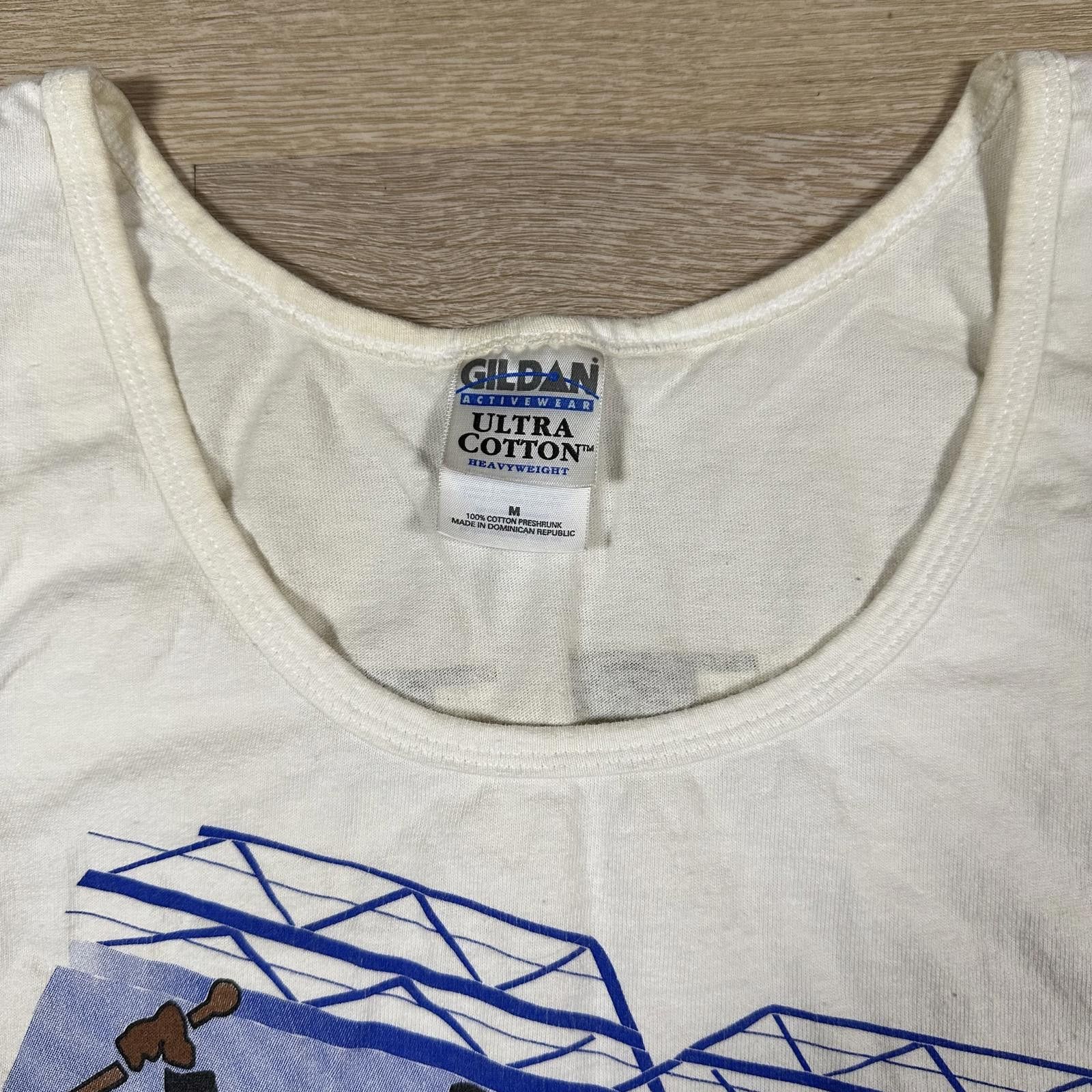Gildan Gildan Mens Tank Top M White Vintage Blues Festival Graphic Size US M / EU 48-50 / 2 - 4 Thumbnail