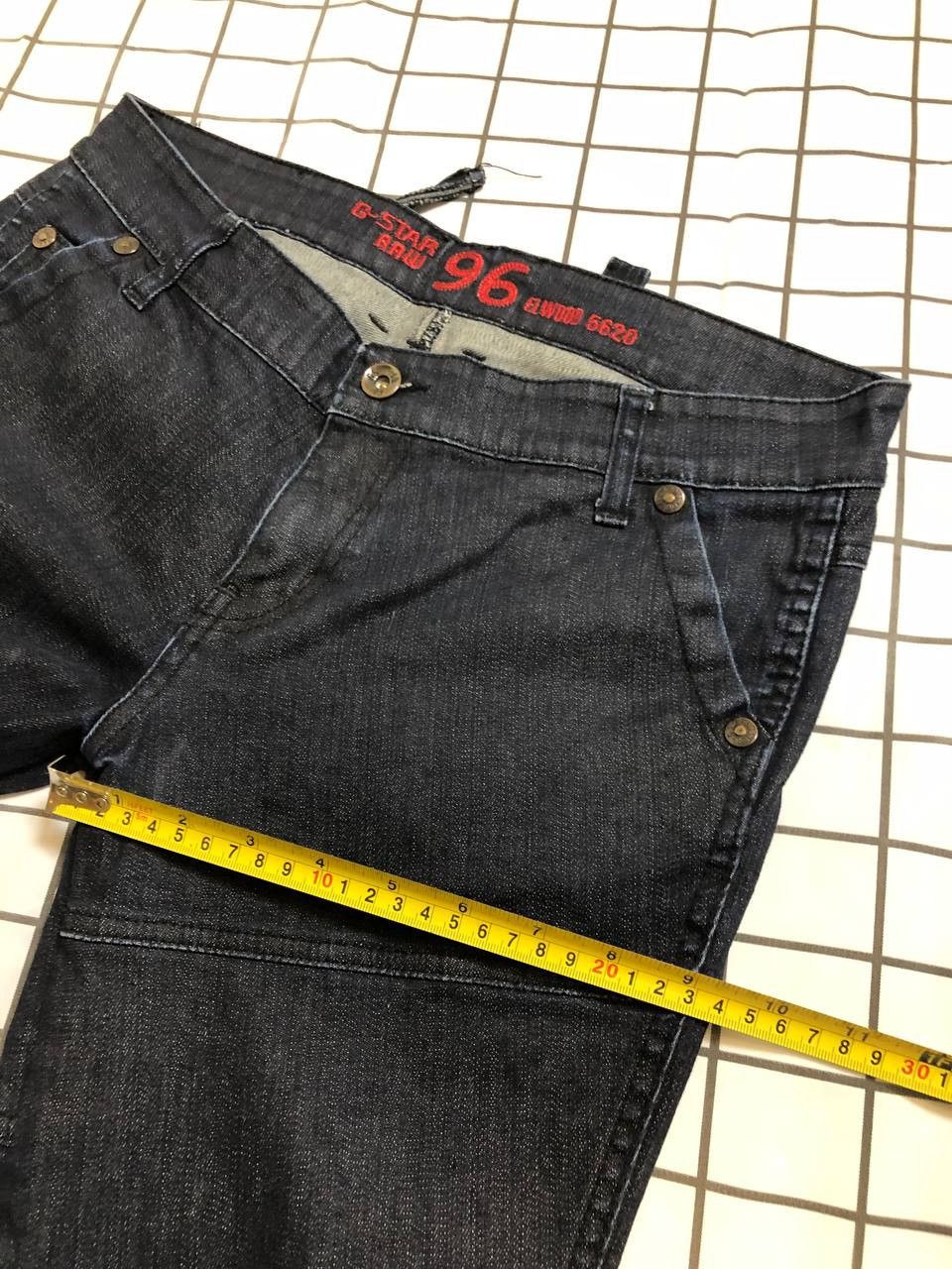 G-Star Vintage G-Star RAW Elwood Heritage Embro Narrow Jeans 96 y2k Size US 30 / EU 46 - 3 Thumbnail