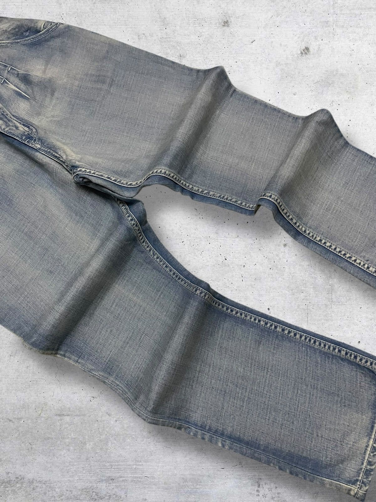 Ne-Net VINTAGE JAPAN 90S ISSEY MIYAKE NE-NET BLUEWASHED DENIM Size US 27 - 6 Thumbnail