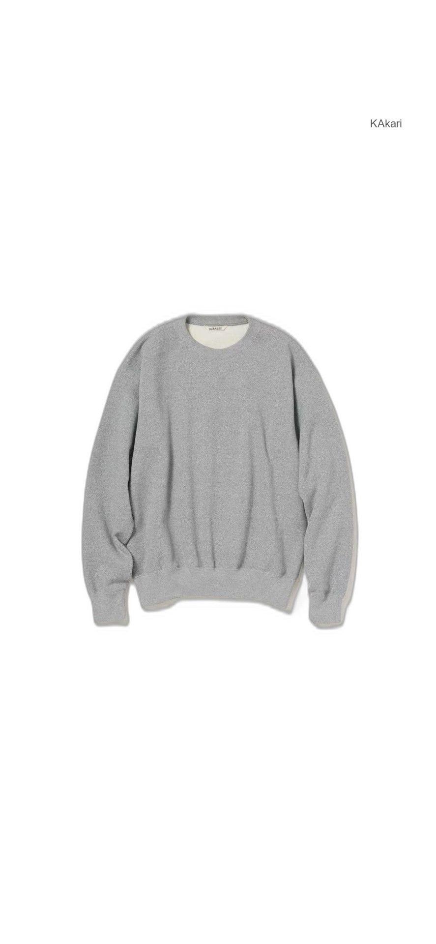 Auralee AURALEE Smooth Soft Crewneck Sweatshirt Size US XL / EU 56 / 4 - 1 Thumbnail