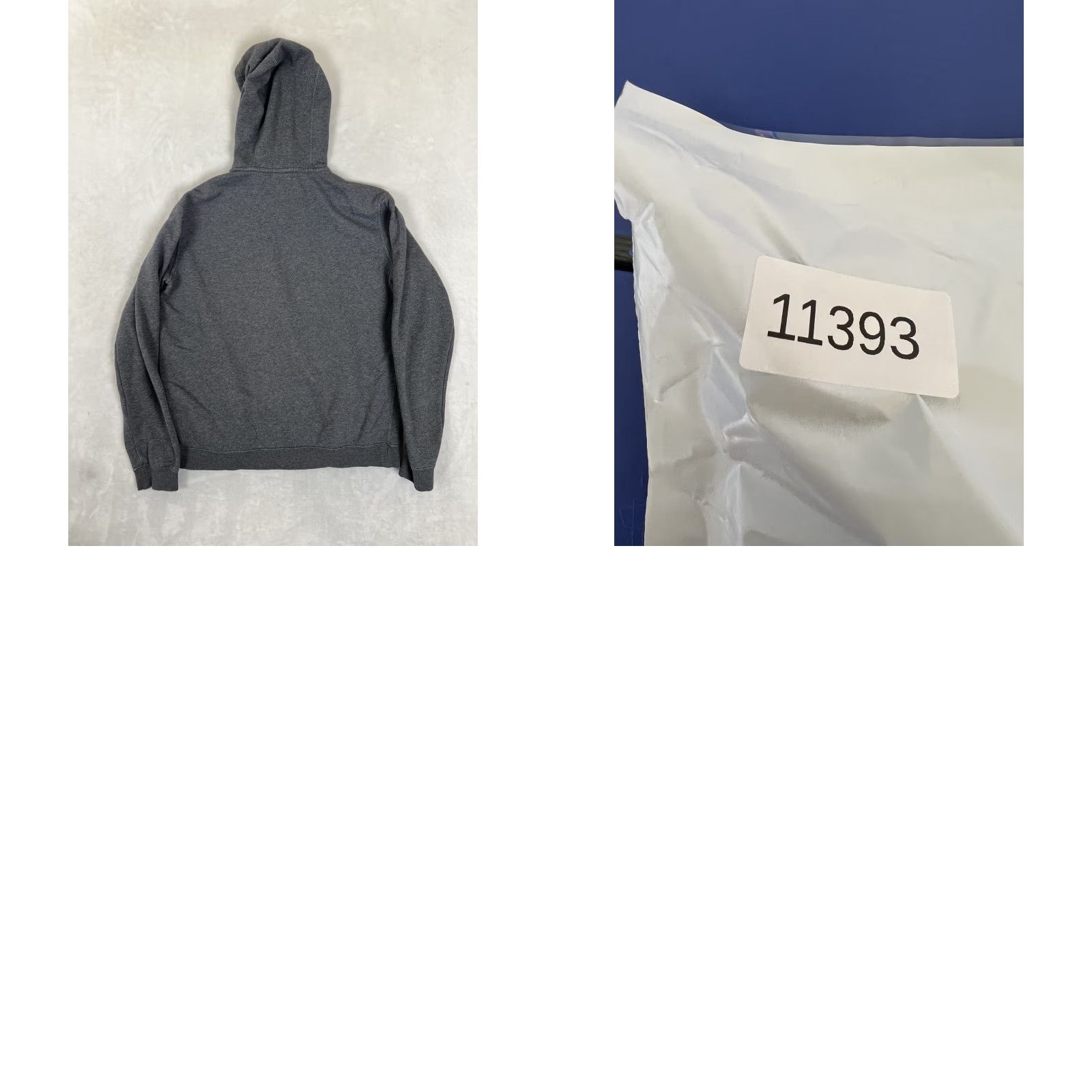 Nike VINTAGE Nike Full Zip Hoodie Sweatshirt M Gray Swoosh Embroidery Nike Sportswear 90s Mens Size US M / EU 48-50 / 2 - 8 Thumbnail