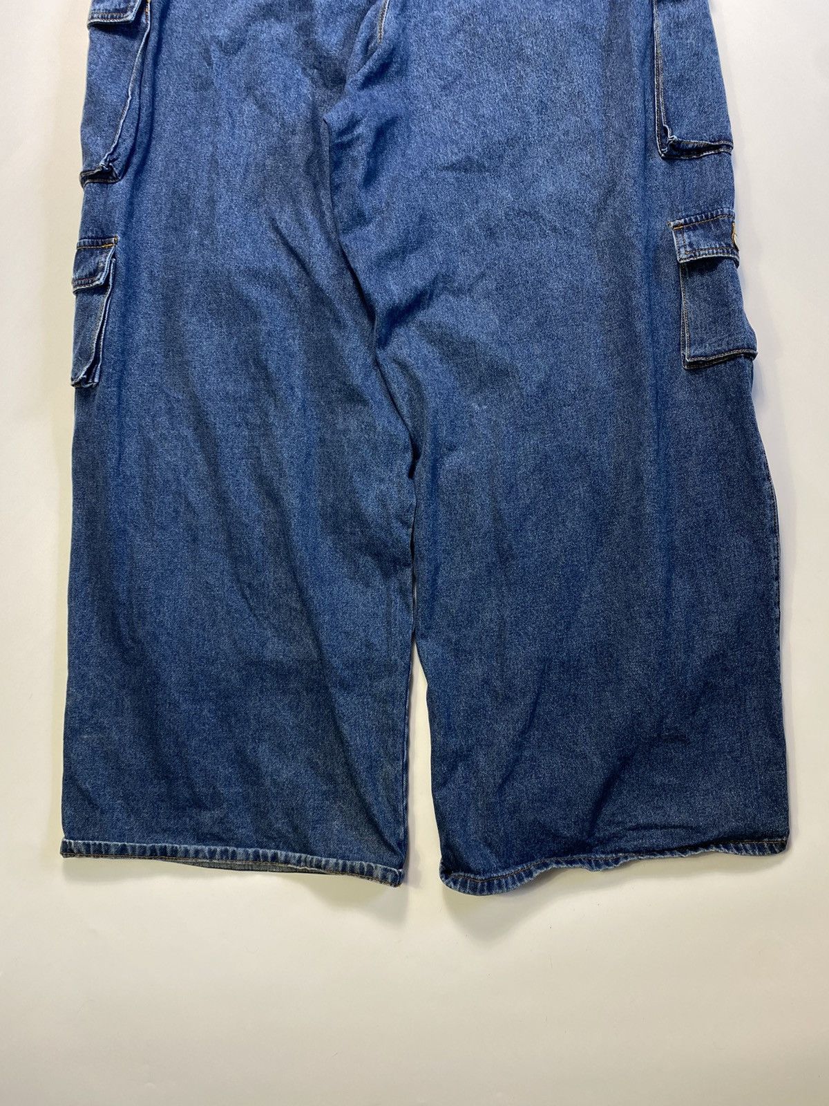 Fashion Nova × Vintage Fashion Nova Y2k Baggy Rap Multi Pocket Jeans Pants Jnco Size US 36 / EU 52 - 13 Thumbnail