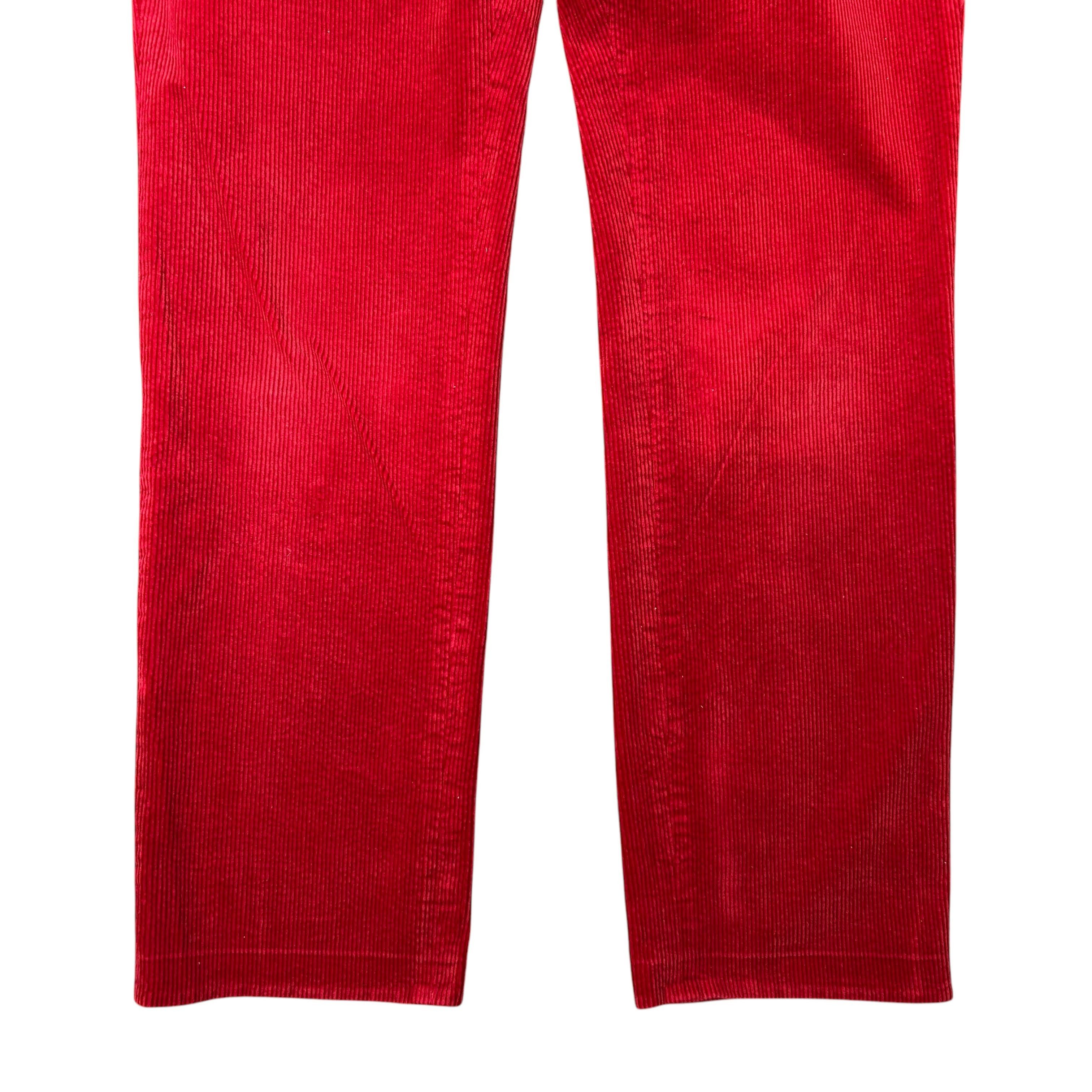 Polo Ralph Lauren Ralph Lauren Corduroy Regular Straight Red Pants W32L32 Cord Size US 32 / EU 48 - 7 Thumbnail