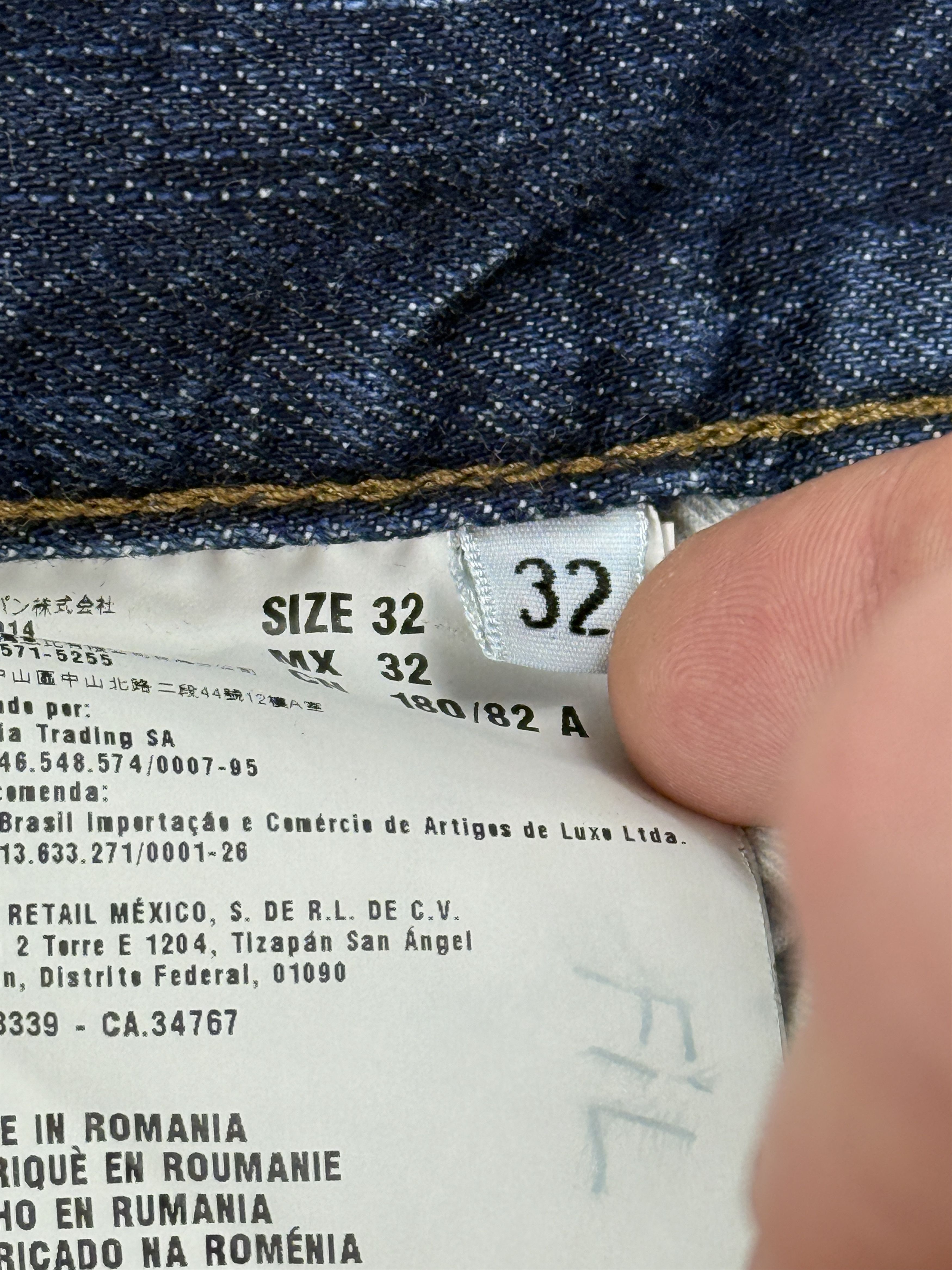Prada Prada Tapered Fit Indigo Blue Jeans Size 32 Size US 32 / EU 48 - 8 Thumbnail