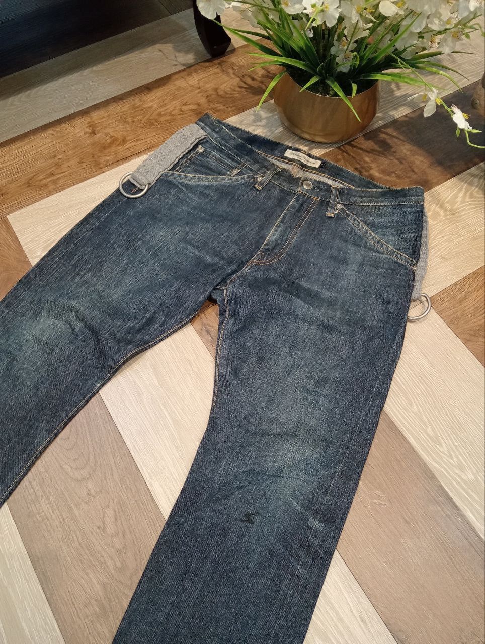 Undercover UNDERCOVERISM FOR REBELS FRINGE SELVEDGE DENIM PANTS Size US 32 / EU 48 - 4 Thumbnail