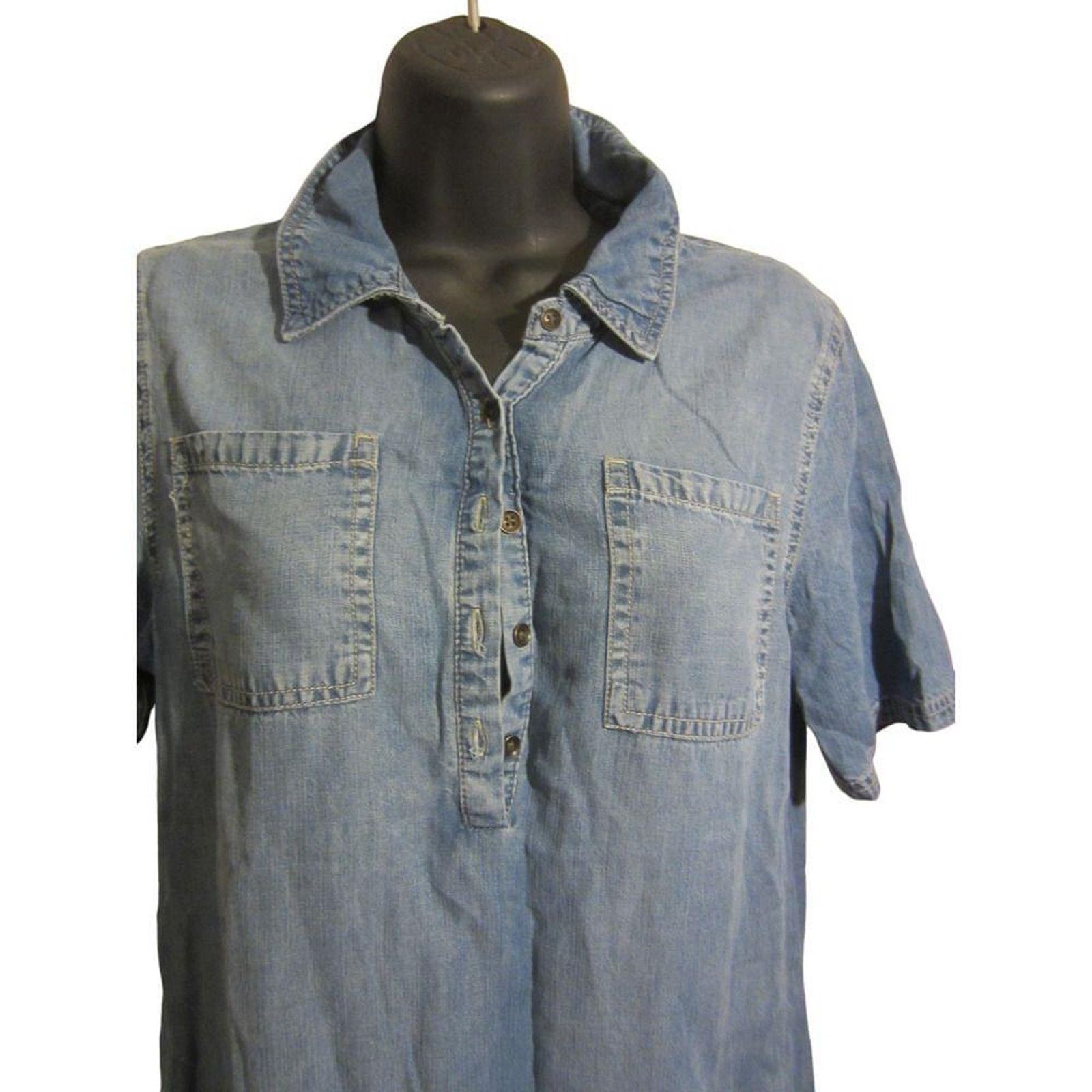 Other Universal Thread Women Medium‎ Wash Denim Jean Dresses M Size M / US 6-8 / IT 42-44 - 3 Thumbnail