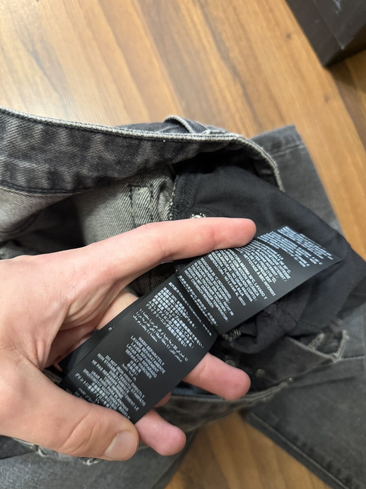 Palm Angels Palm Angels Jeans Back Logo Grey Size US 32 / EU 48 - 9 Thumbnail