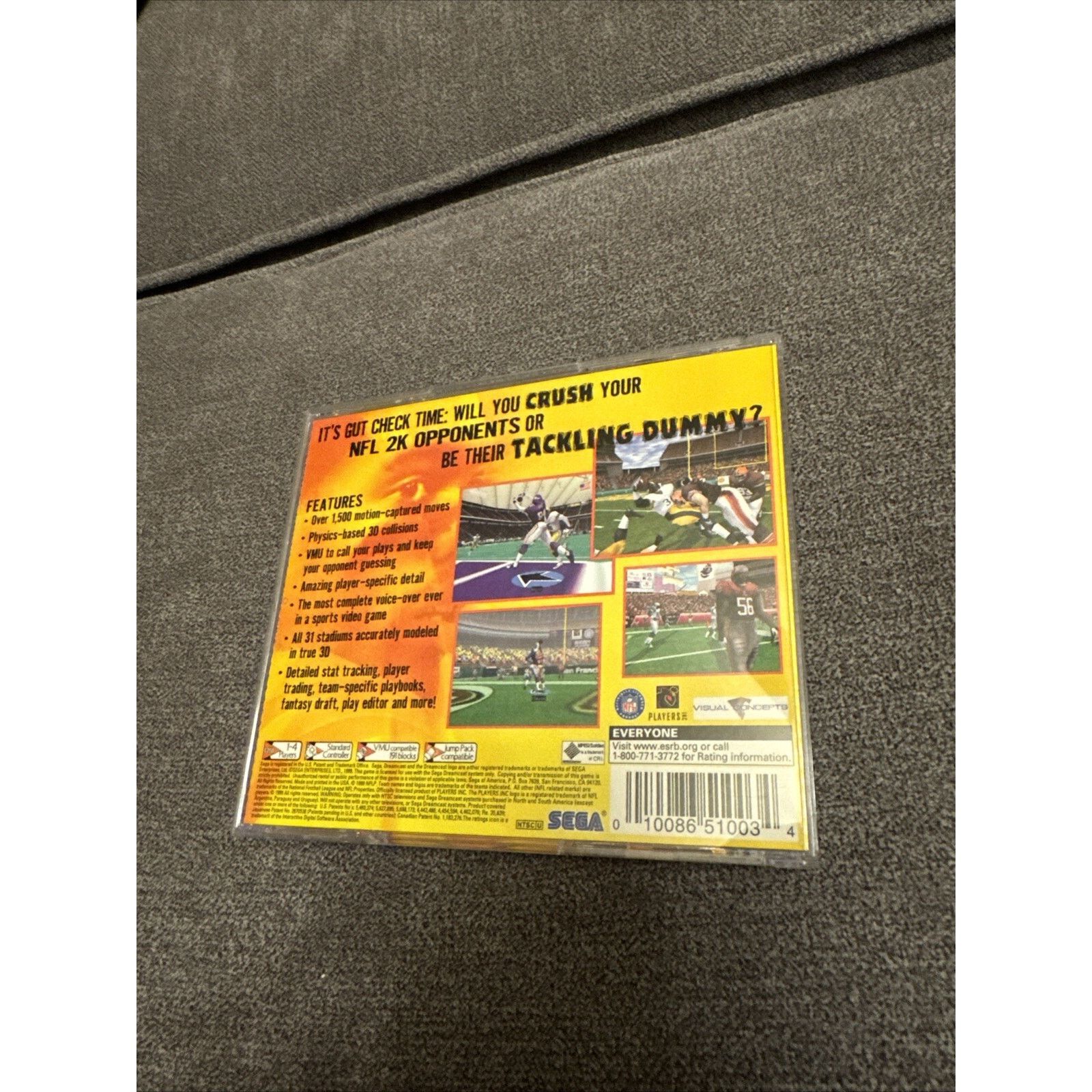 NFL × Vintage NFL 2K (Sega Dreamcast, 1999) Size ONE SIZE - 2 Thumbnail