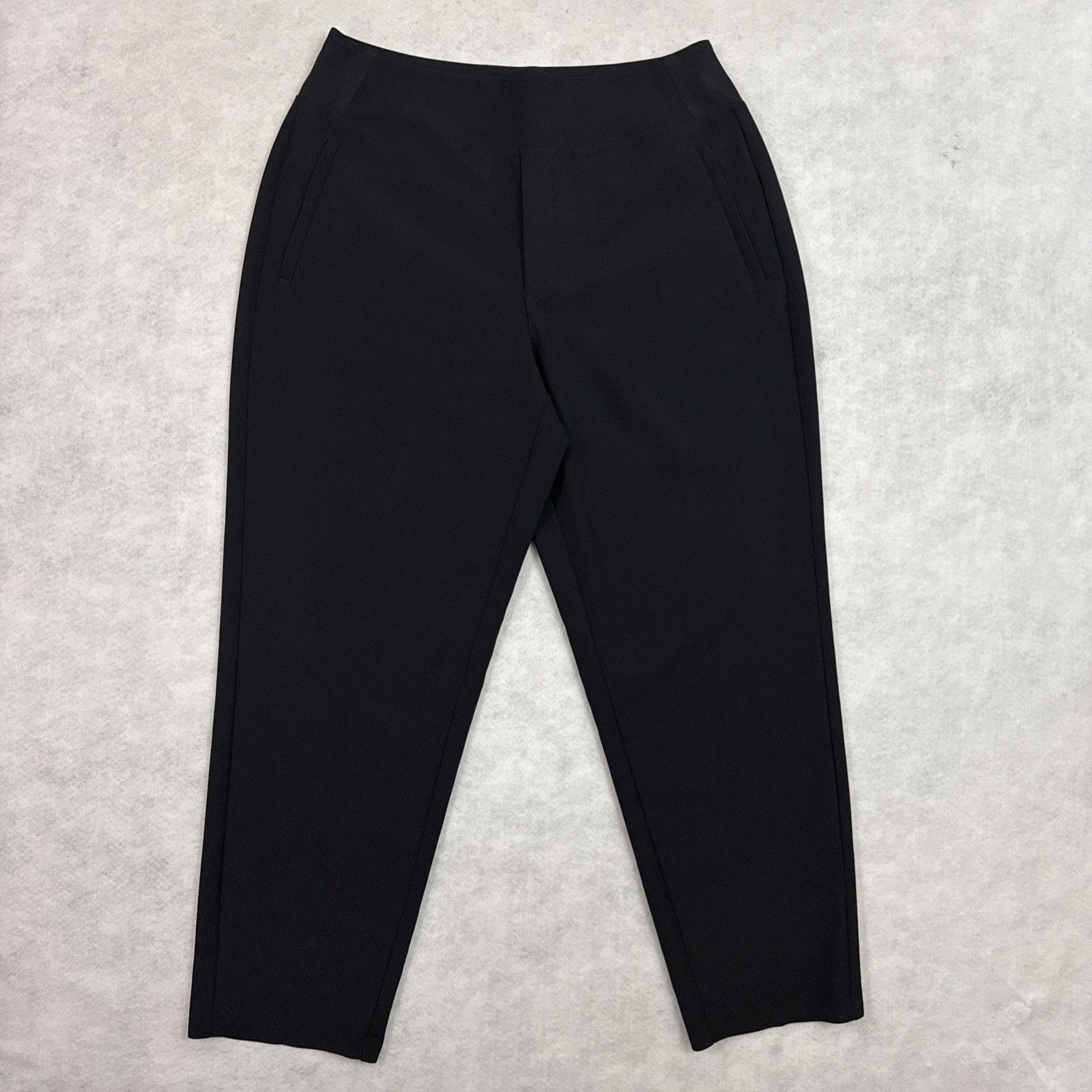 Athleta Athleta Endless High Rise Ankle Pants Women 12 Black Pull On Size 34" / US 12 / IT 48 - 3 Thumbnail