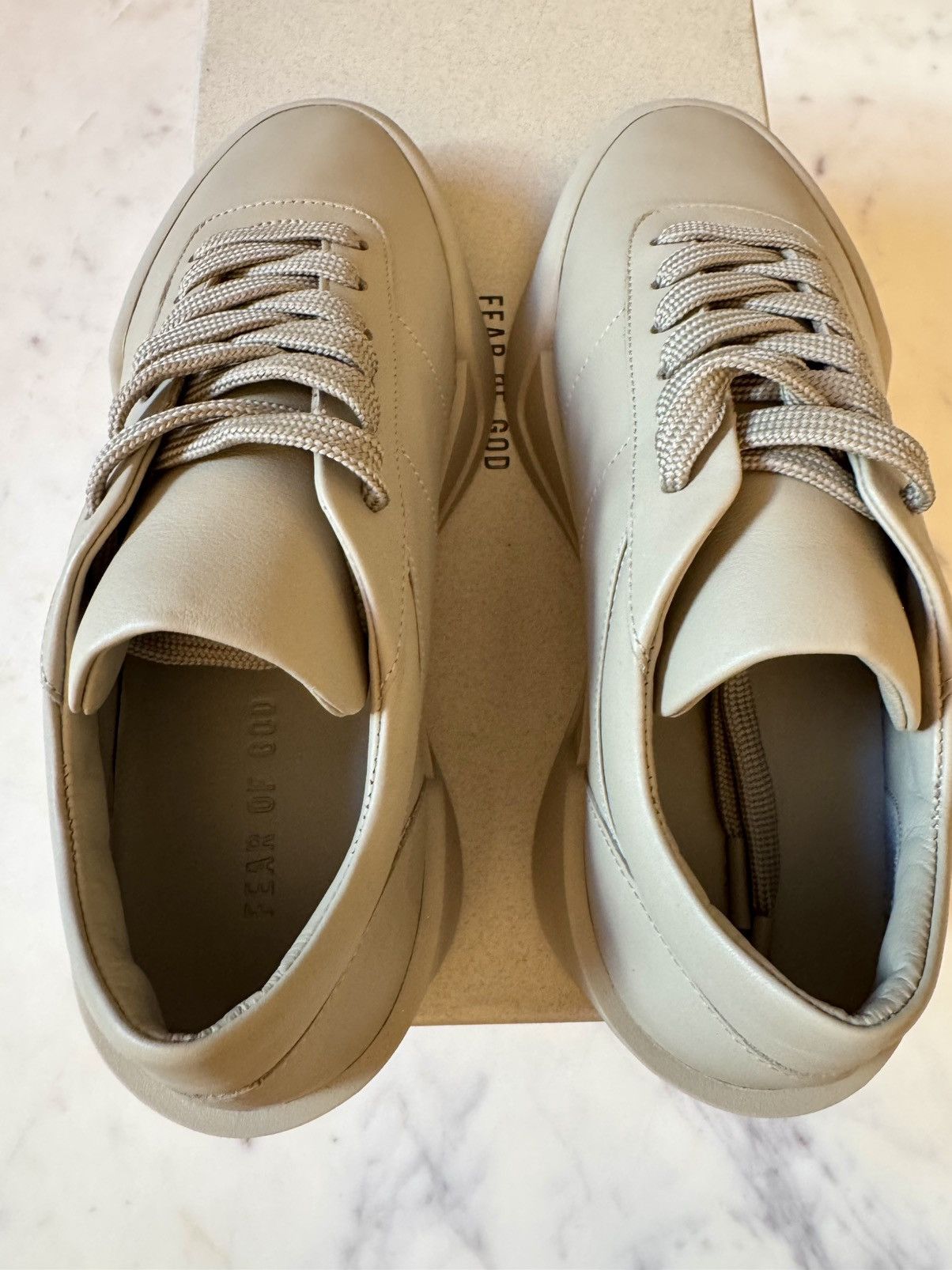 Fear of God Fear of God Taupe Aerobic Low Sneakers Size US 7.5 / EU 40-41 - 7 Thumbnail