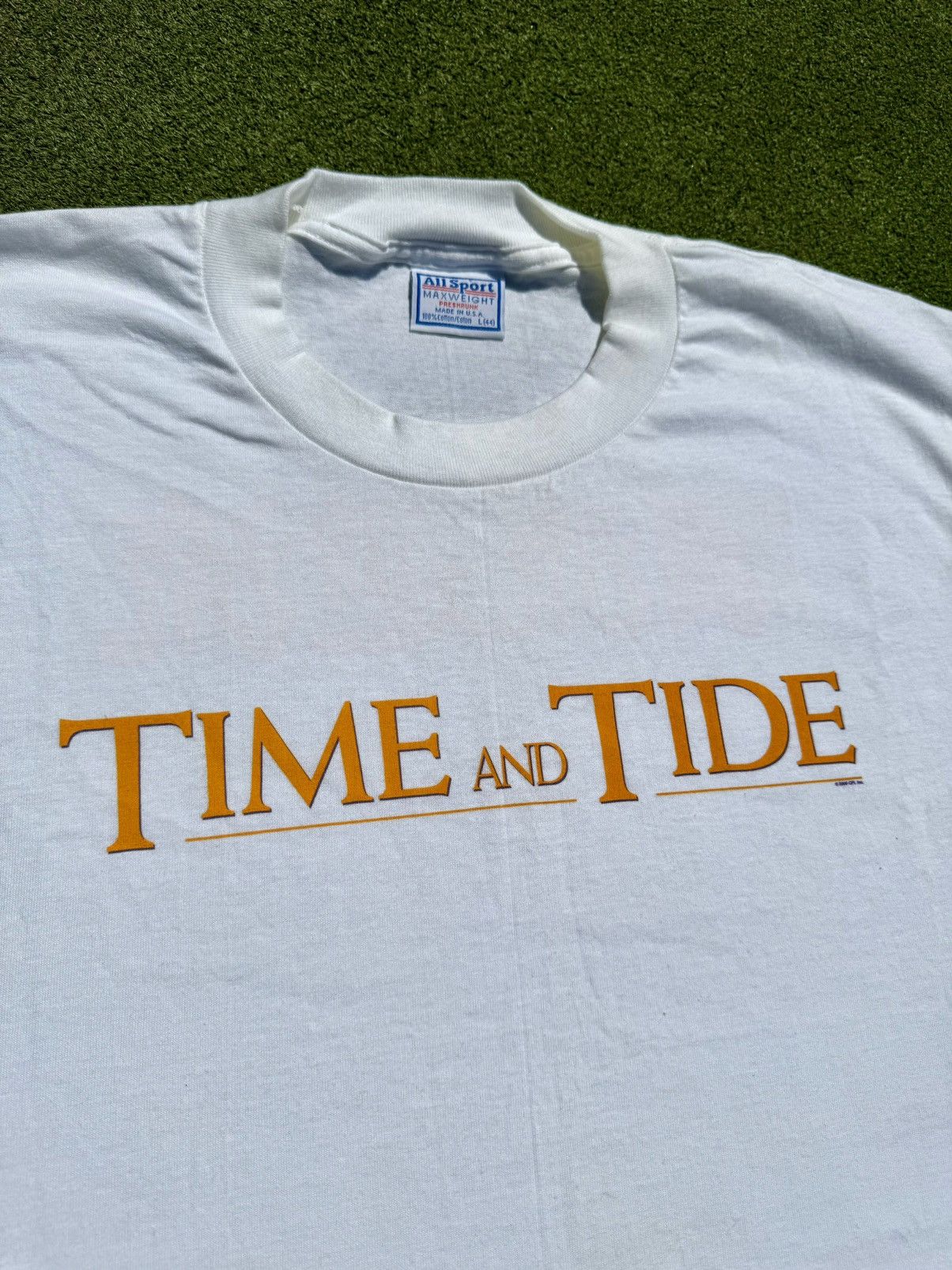 All Sport × Vintage 1999 Time And Tide Vintage Movie Promo T-Shirt Size US L / EU 52-54 / 3 - 8 Thumbnail