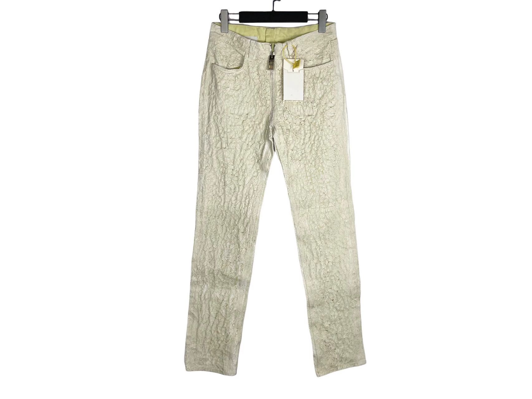 Givenchy Givenchy MMW Gypsum Cement Coated Pants W26 SS New Size US 26 / EU 42 - 1 Thumbnail