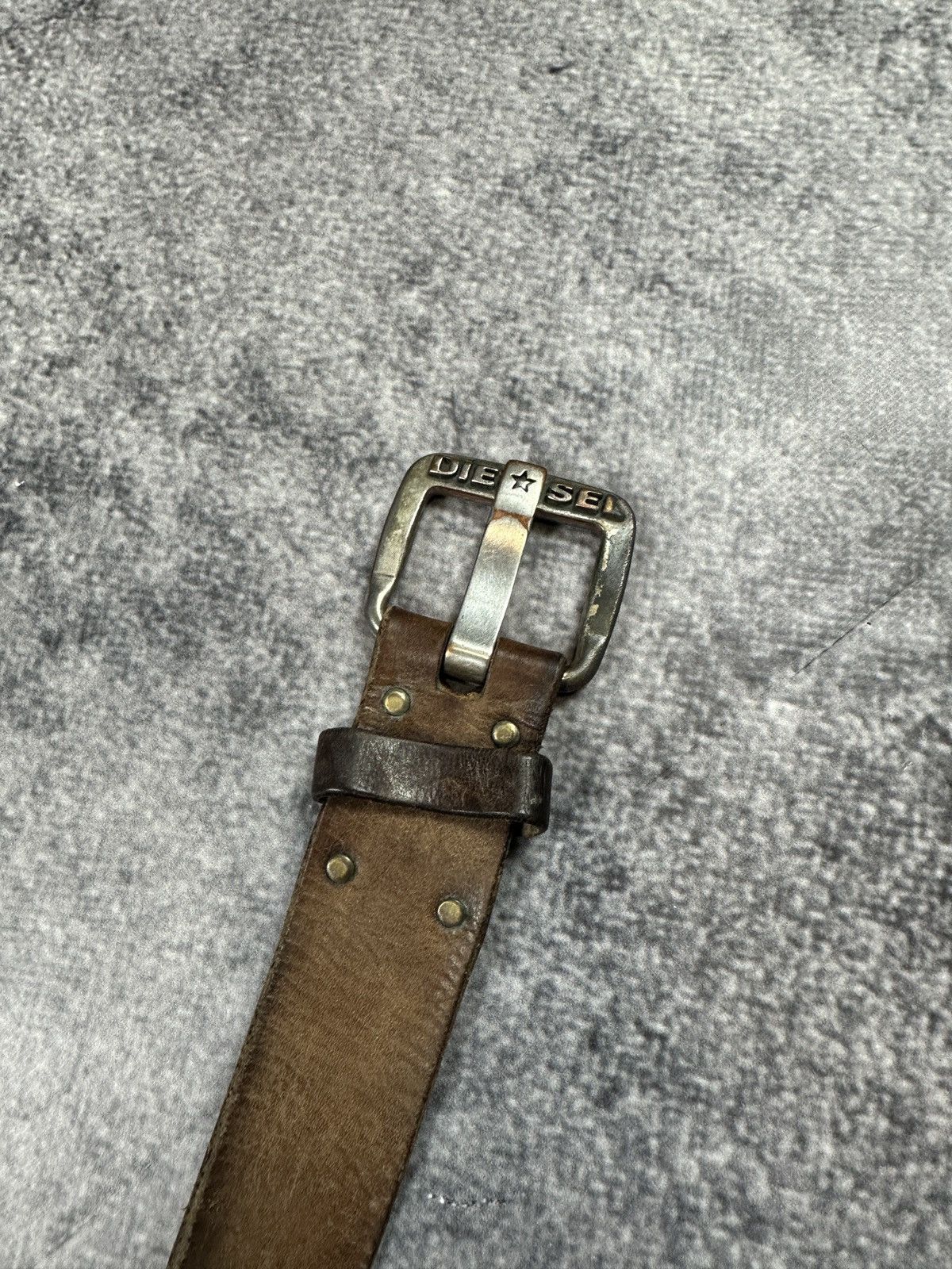 Diesel Y2K Vintage Diesel Logo Belts Leather Streetwear Style USA Size ONE SIZE - 2 Thumbnail