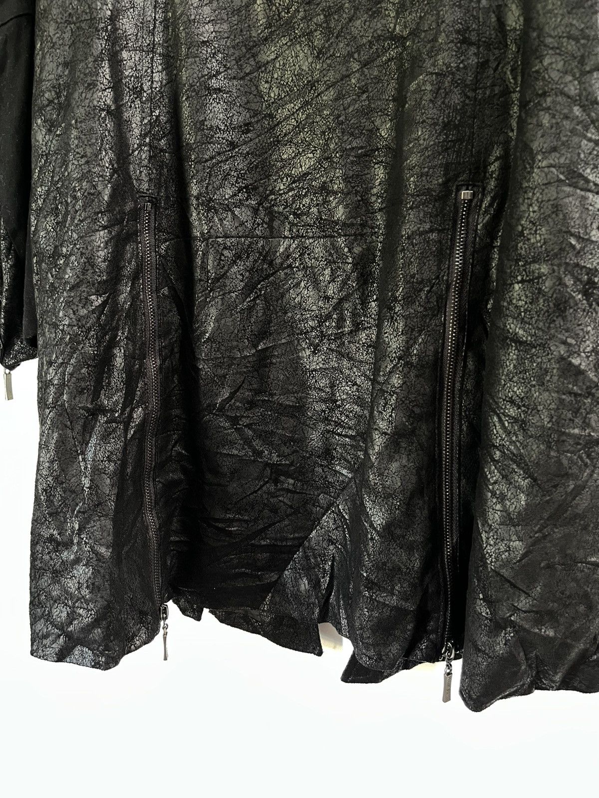 Japanese Brand 2000s Punk Rave waxed vampire vkei jacket Size US M / EU 48-50 / 2 - 11 Thumbnail