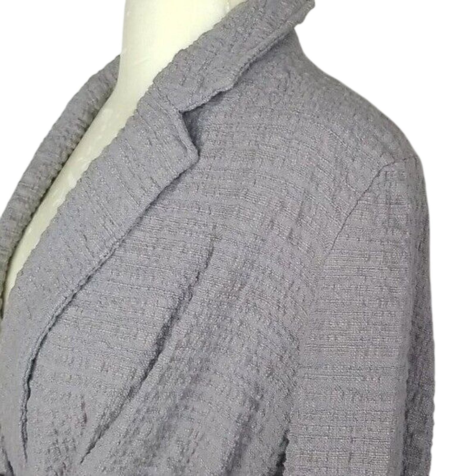 Free People Free People Women Textured Blazer Jacket Open Belted XS Size XS / US 0-2 / IT 36-38 - 2 Thumbnail