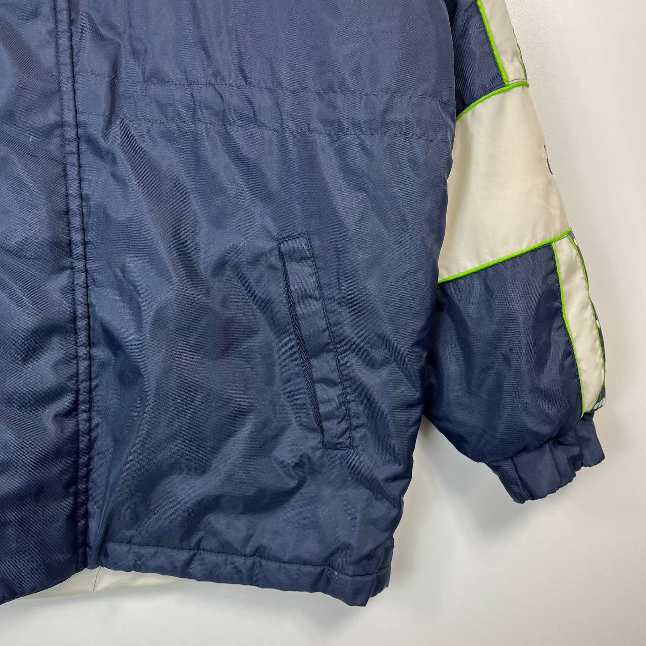 Diadora Diadora Vintage Padded Jacket Coat Big Logo Spell Out Navy M Size US M / EU 48-50 / 2 - 6 Thumbnail