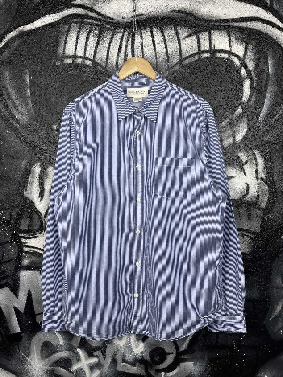 Denim & Supply Ralph Lauren Denim & Supply Ralph Lauren Button Up Striped Shirt Mens XL Size US XL / EU 56 / 4 - 3 Thumbnail