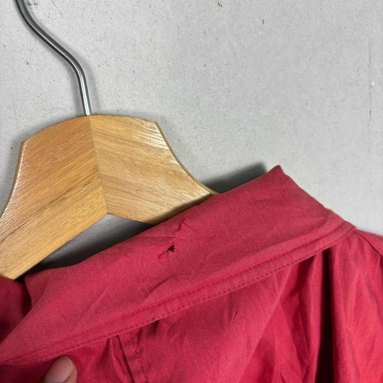Burberry Vintage Burberrys Red Hooded Parka Jacket 90s Archive Japan Size US L / EU 52-54 / 3 - 13 Thumbnail