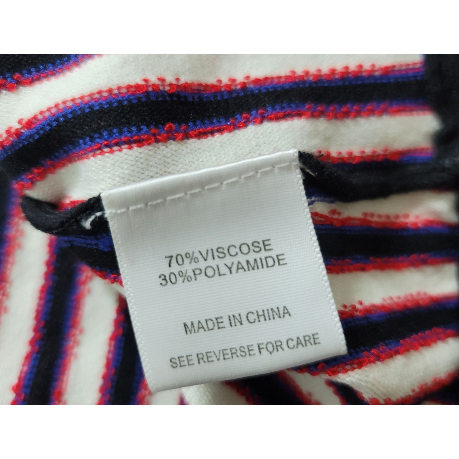 Other Lucy Paris White Red Blue A-Line Mini Skirt Large Size 28" / US 6 / IT 42 - 4 Thumbnail
