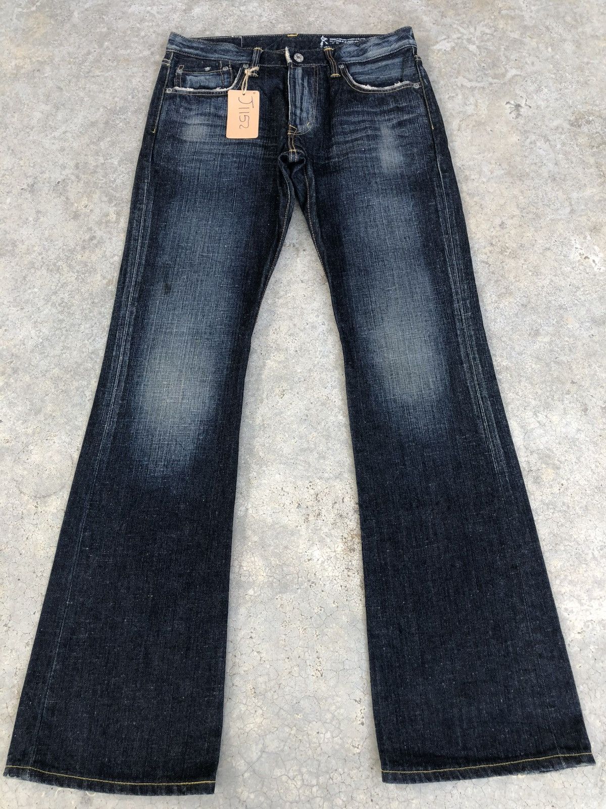 If Six Was Nine Japanese Edwin 511 R Flared Jeans Distressed Jeans Size US 31 - 1 Thumbnail