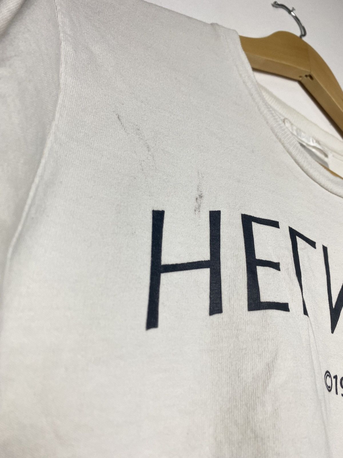 Helmut Lang Helmut Lang Big Logo Original Tee Size US M / EU 48-50 / 2 - 3 Thumbnail