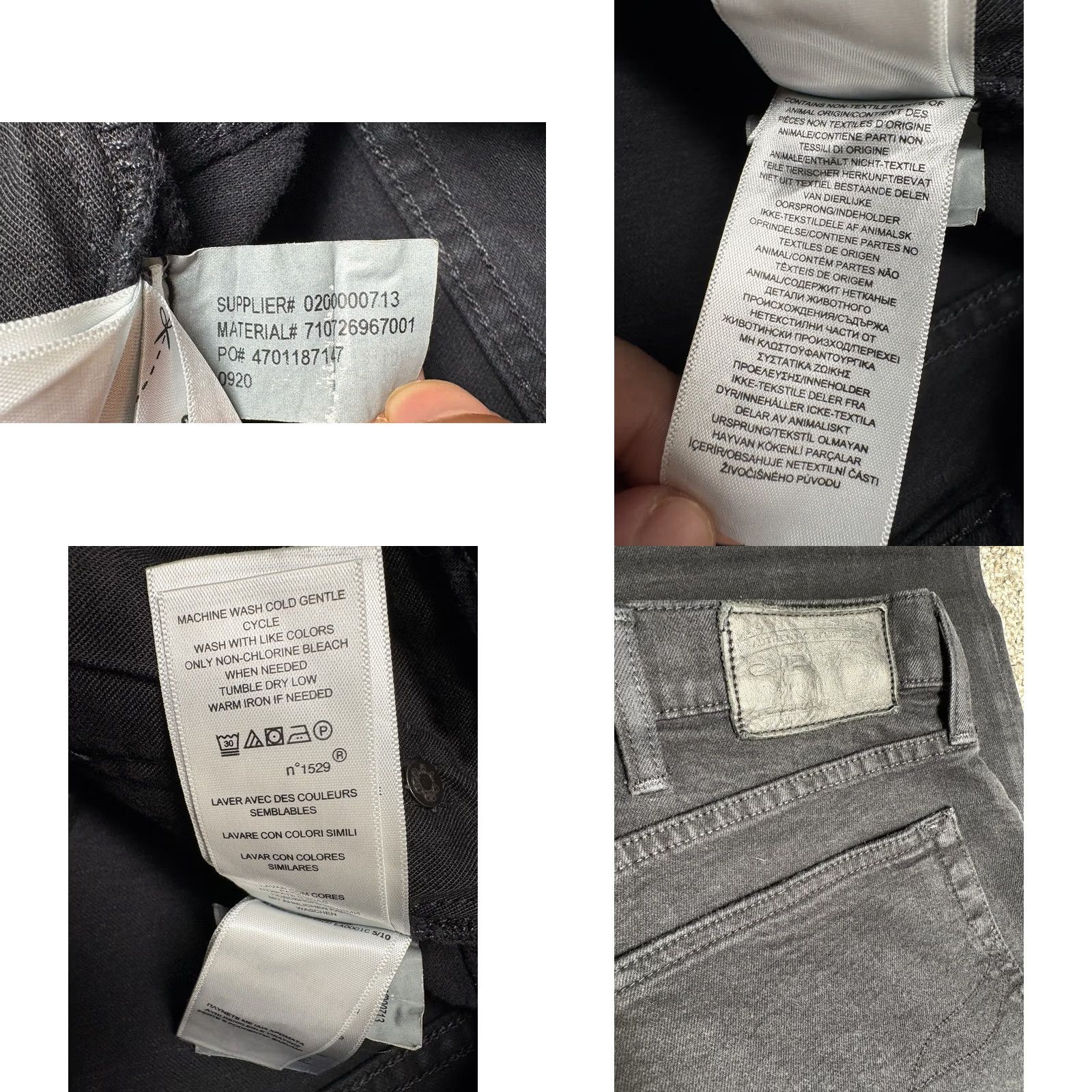Polo Ralph Lauren Polo Ralph Lauren Jeans Mens 40x32 Black Varick Slim Straight Stretch Denim Size US L / EU 52-54 / 3 - 9 Thumbnail