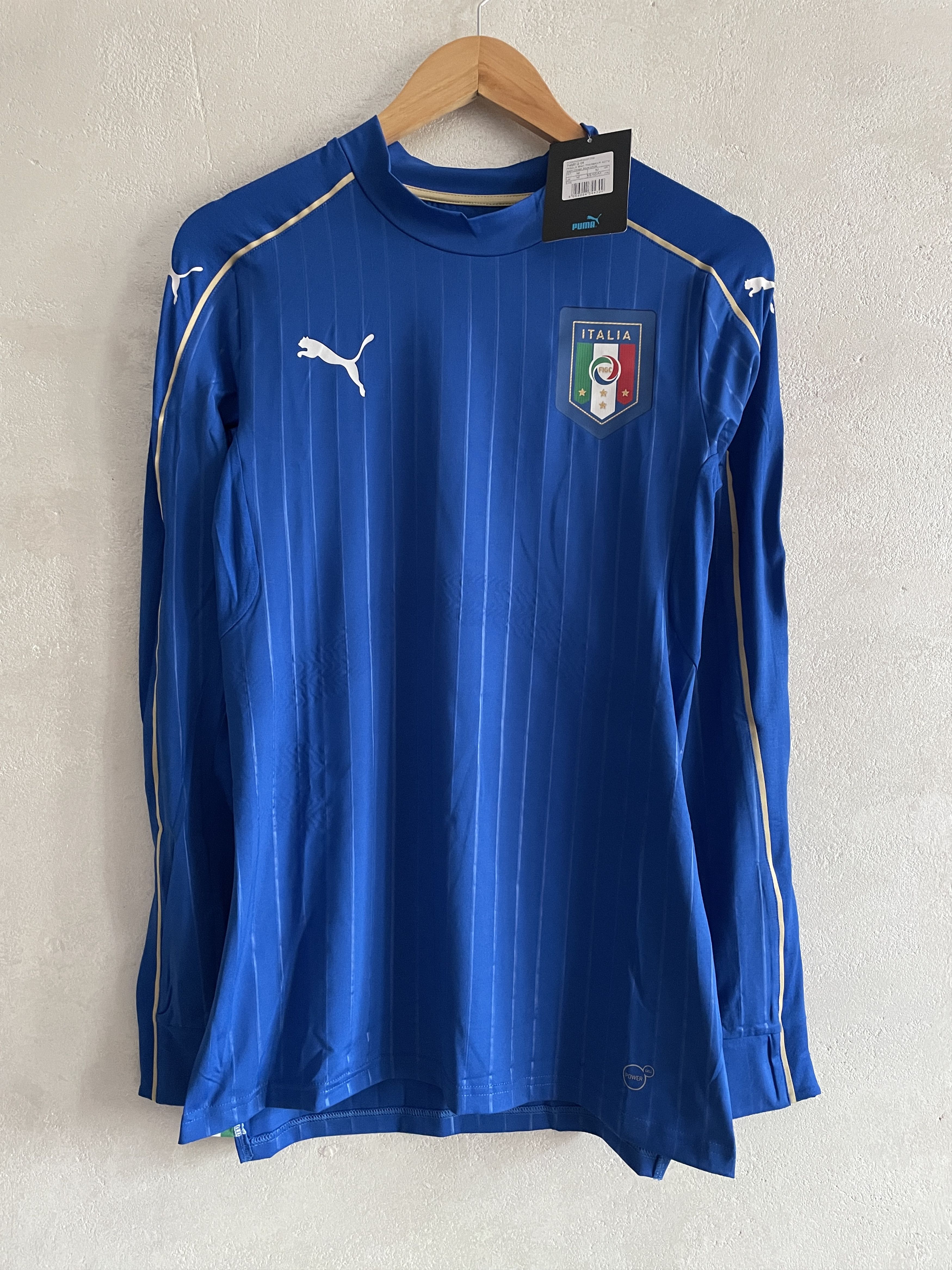Puma AUTHENTIC Italy Home Kit 2016 2017 Shirt Soccer Jersey Size US M / EU 48-50 / 2 - 1 Thumbnail