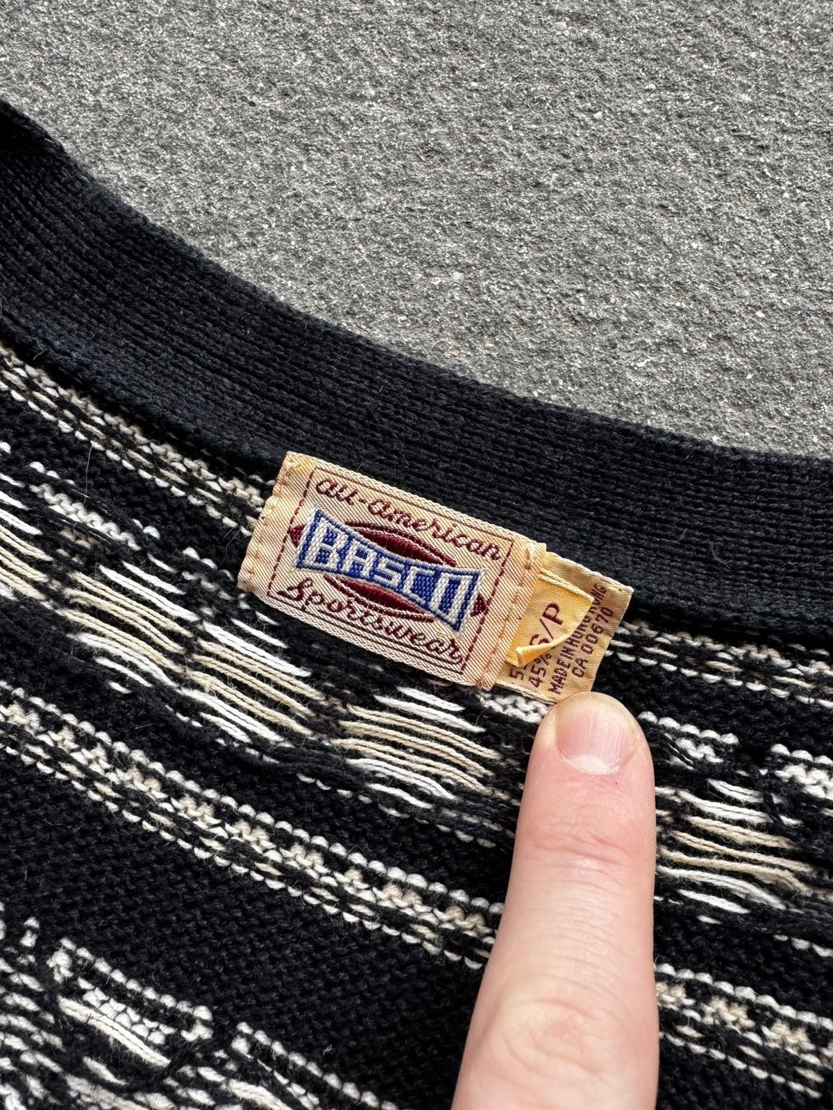 Basco × Vintage VINTAGE KNIT Size US XL / EU 56 / 4 - 7 Thumbnail