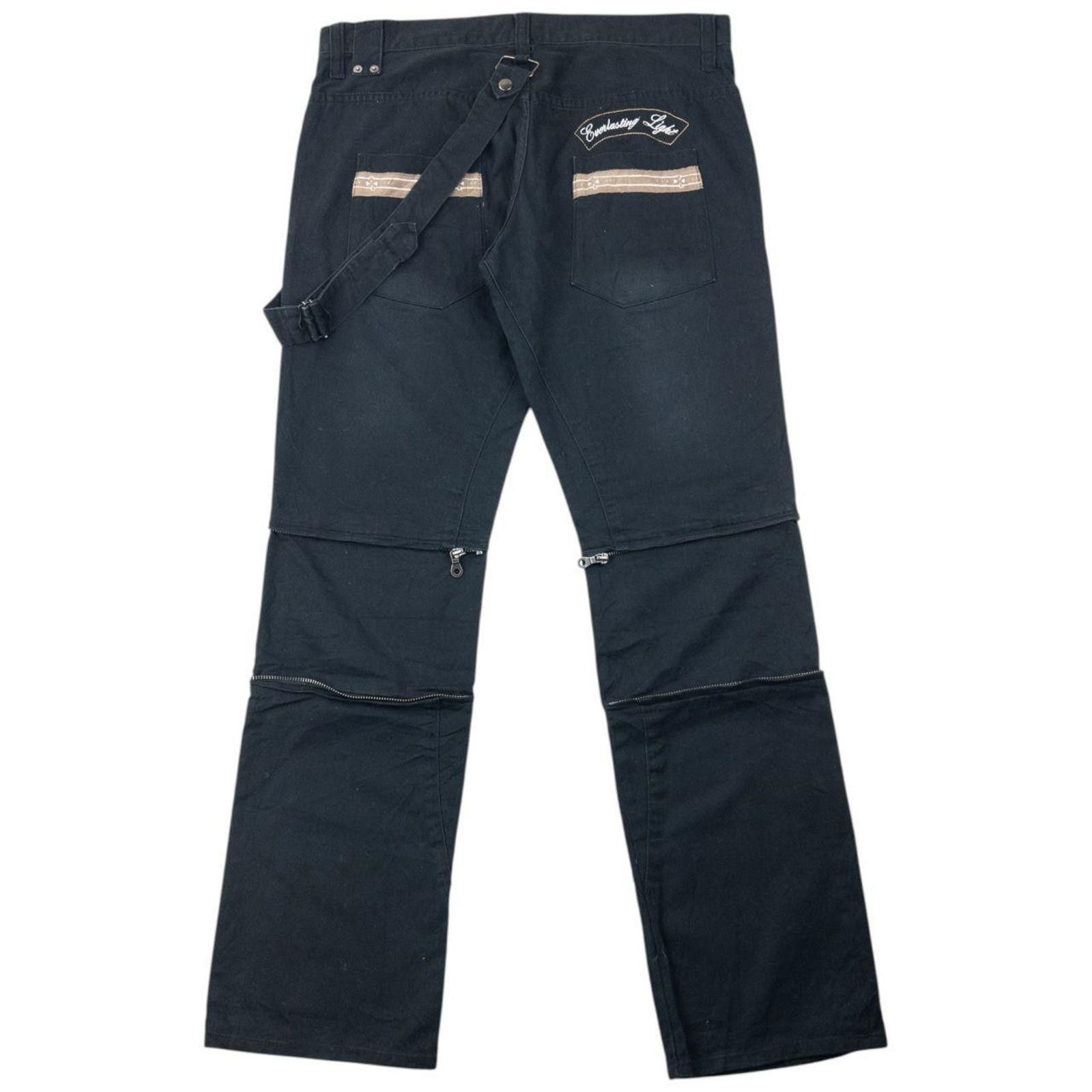 Other Vintage 2000s PPFM Zip Leg Trousers Size W34 Size US 34 / EU 50 - 1 Thumbnail