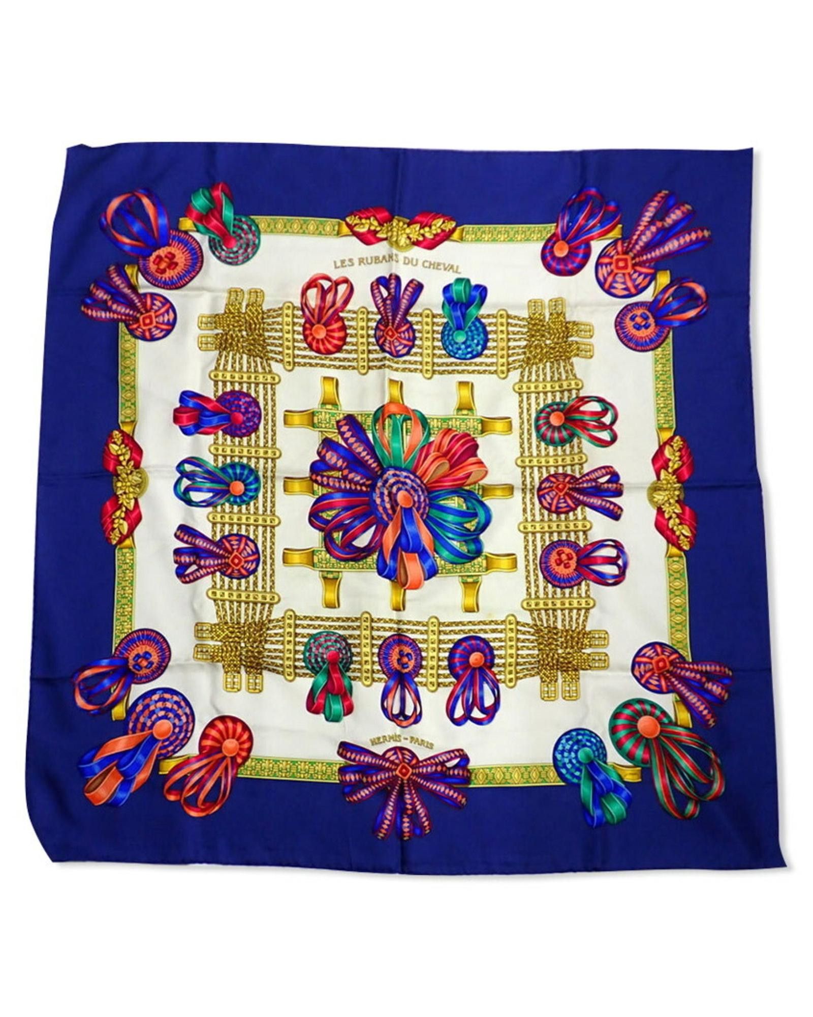 image of Hermes Multicoloured Silk Scarf, Women's