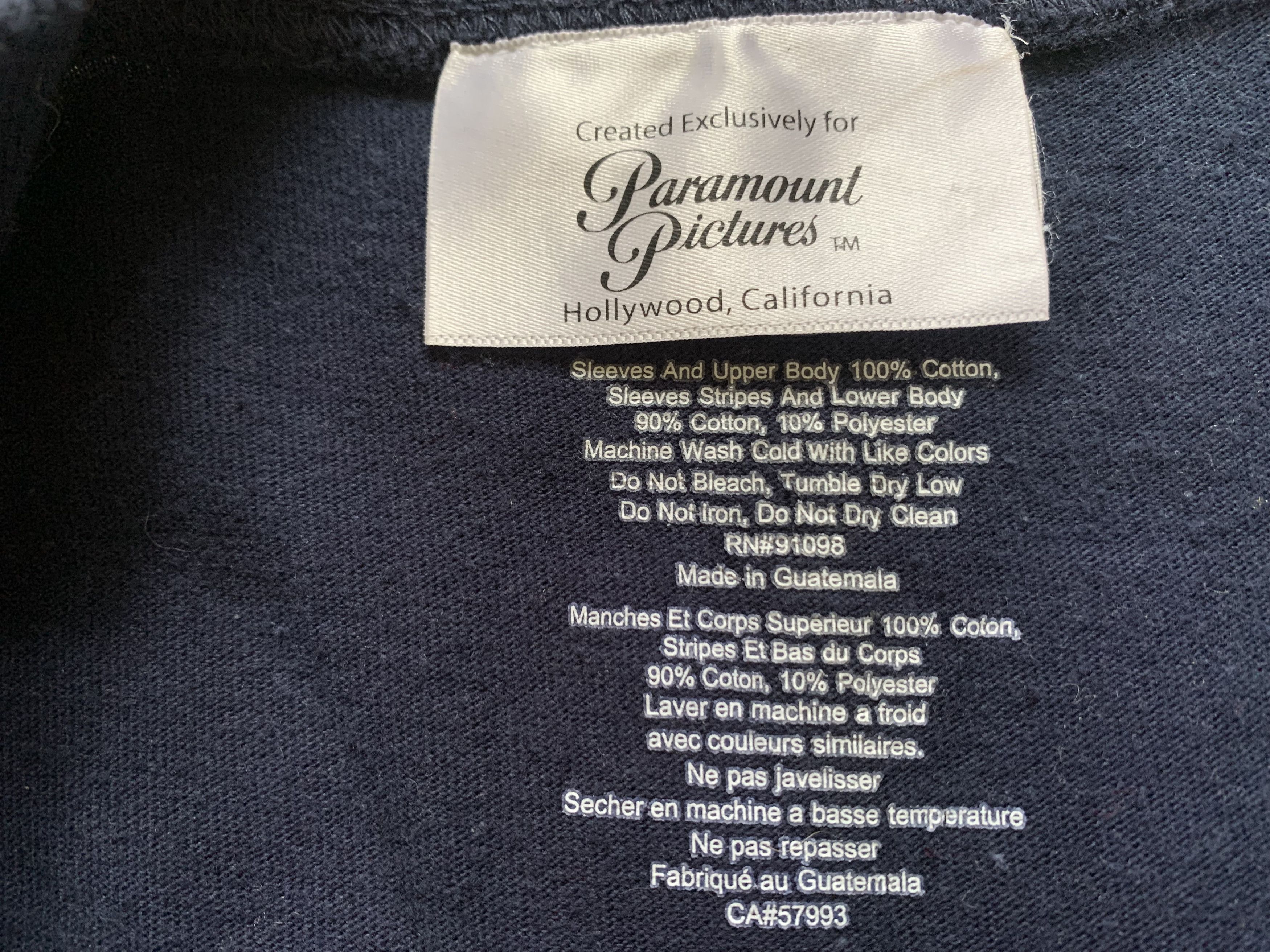 Other Rare Paramount Pictures Printed Reglan Long Sleeve Tee Size US XL / EU 56 / 4 - 6 Thumbnail